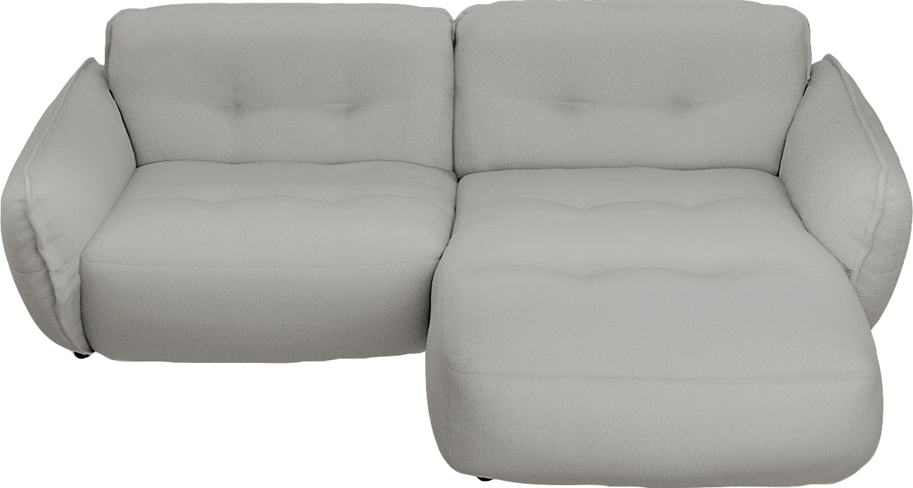 BETYPE Ecksofa »Be Fluffy«, Softes Sitzgefühl, moderne Kedernaht, hochwertiger Bezug