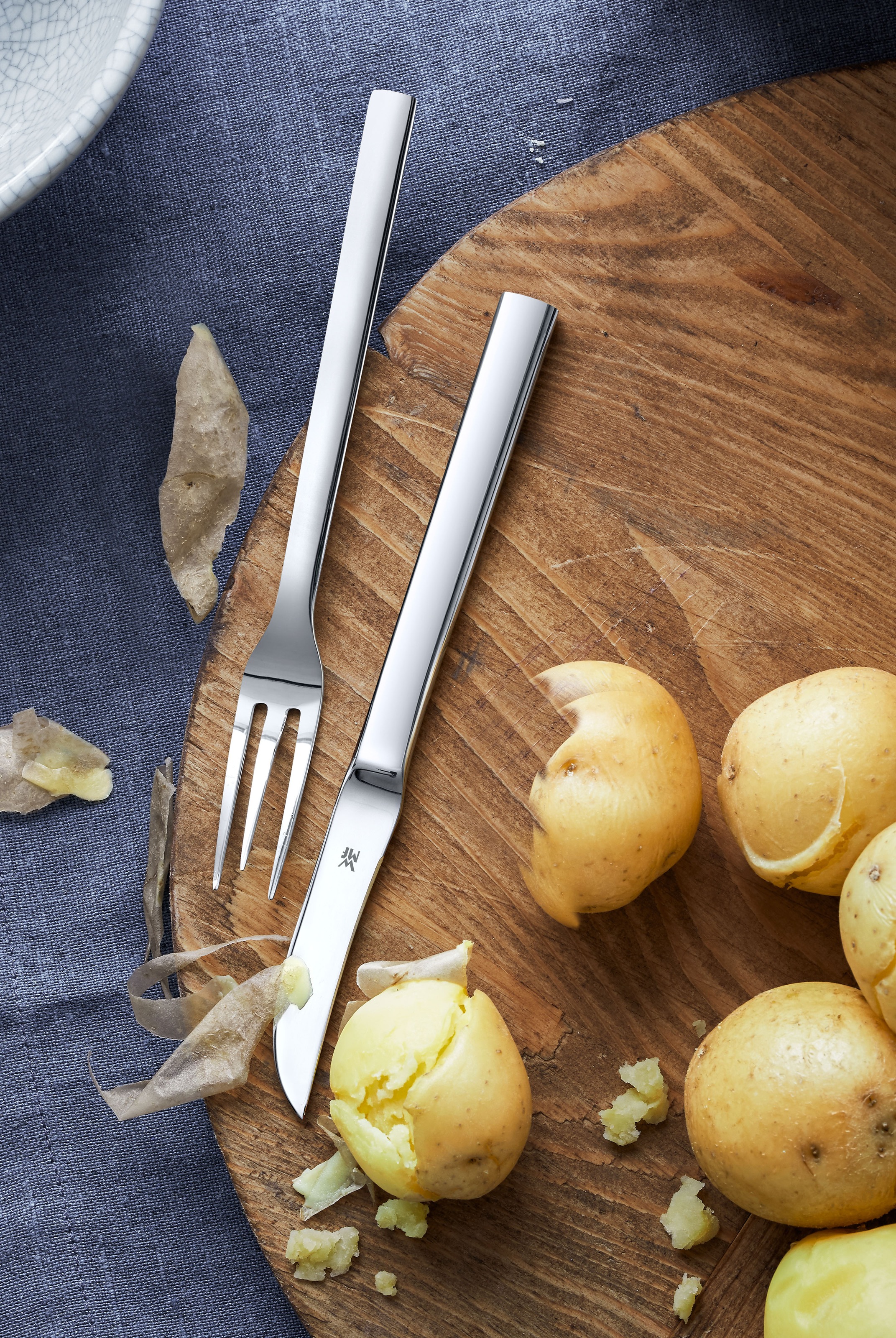 WMF Pellkartoffelgabel »Nuova« Pellkartoffelgabel, Pellkartoffelmesser, Cro günstig online kaufen