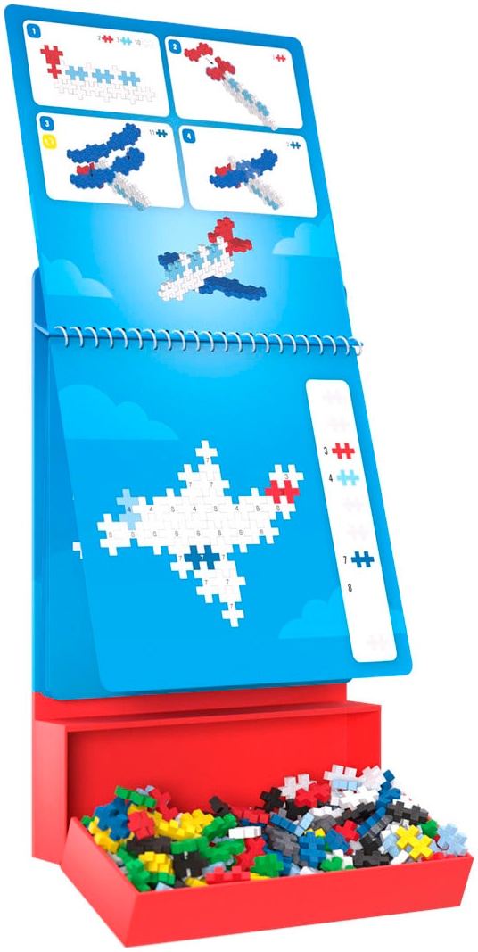 PLUS-PLUS Kreativset »Bausteine Puzzle by Number Transport«