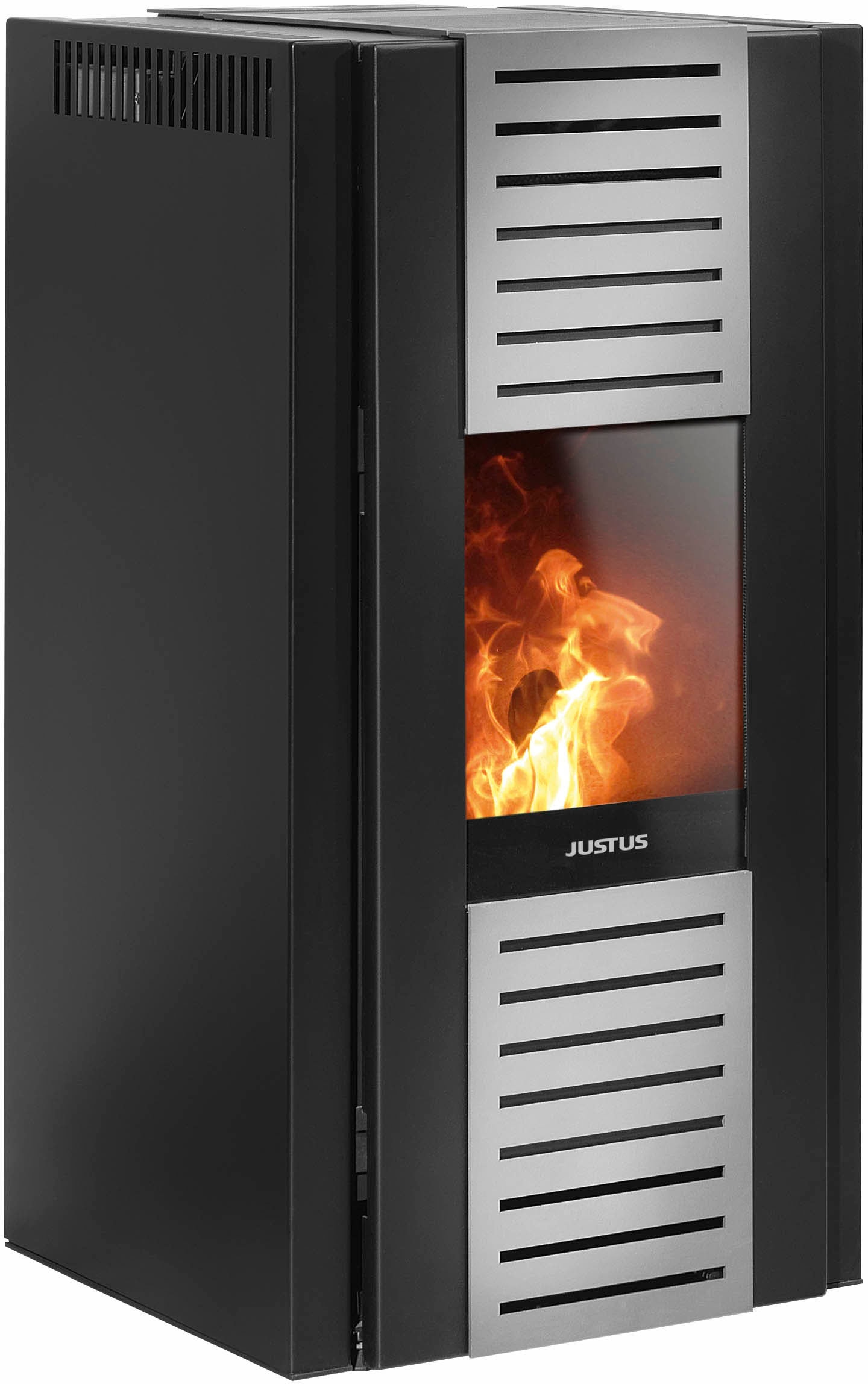JUSTUS Pelletofen »Sirkos Aqua 2.0« 1 Stk. tlg. Schwarz
