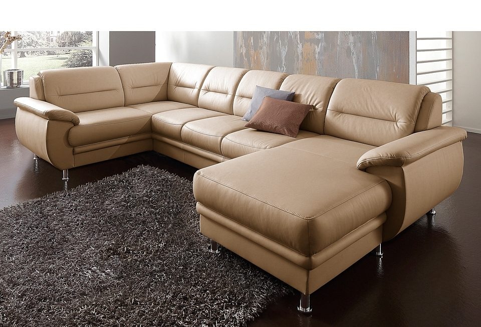 sit&more Wohnlandschaft »Mailand U-Form, B: 312 cm« optional Bettfunktion günstig online kaufen