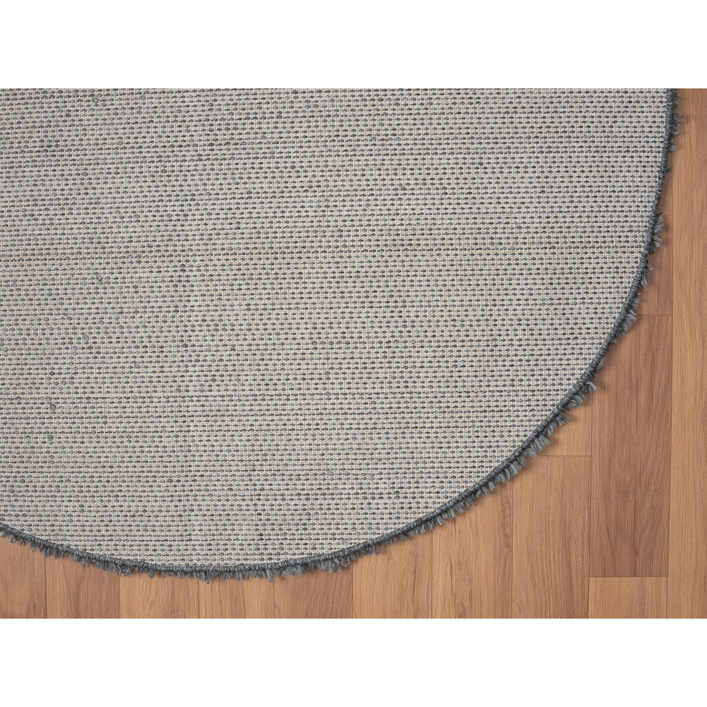 my home Teppich »Banji«, rund, Uni Farben, weich und flauschig, auch als Läufer & in rund erhältlich