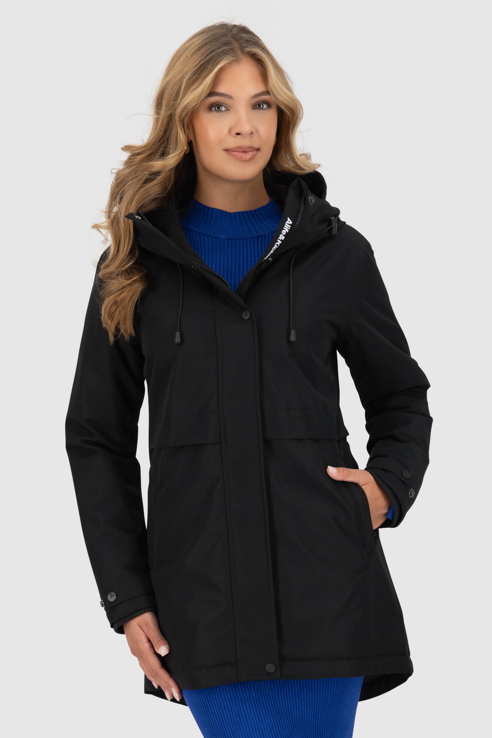Alife & Kickin Winterjacke »Damen MarlyAK A«, Leicht taillierte Jacke mit Ärmelbündchen und Kapuze