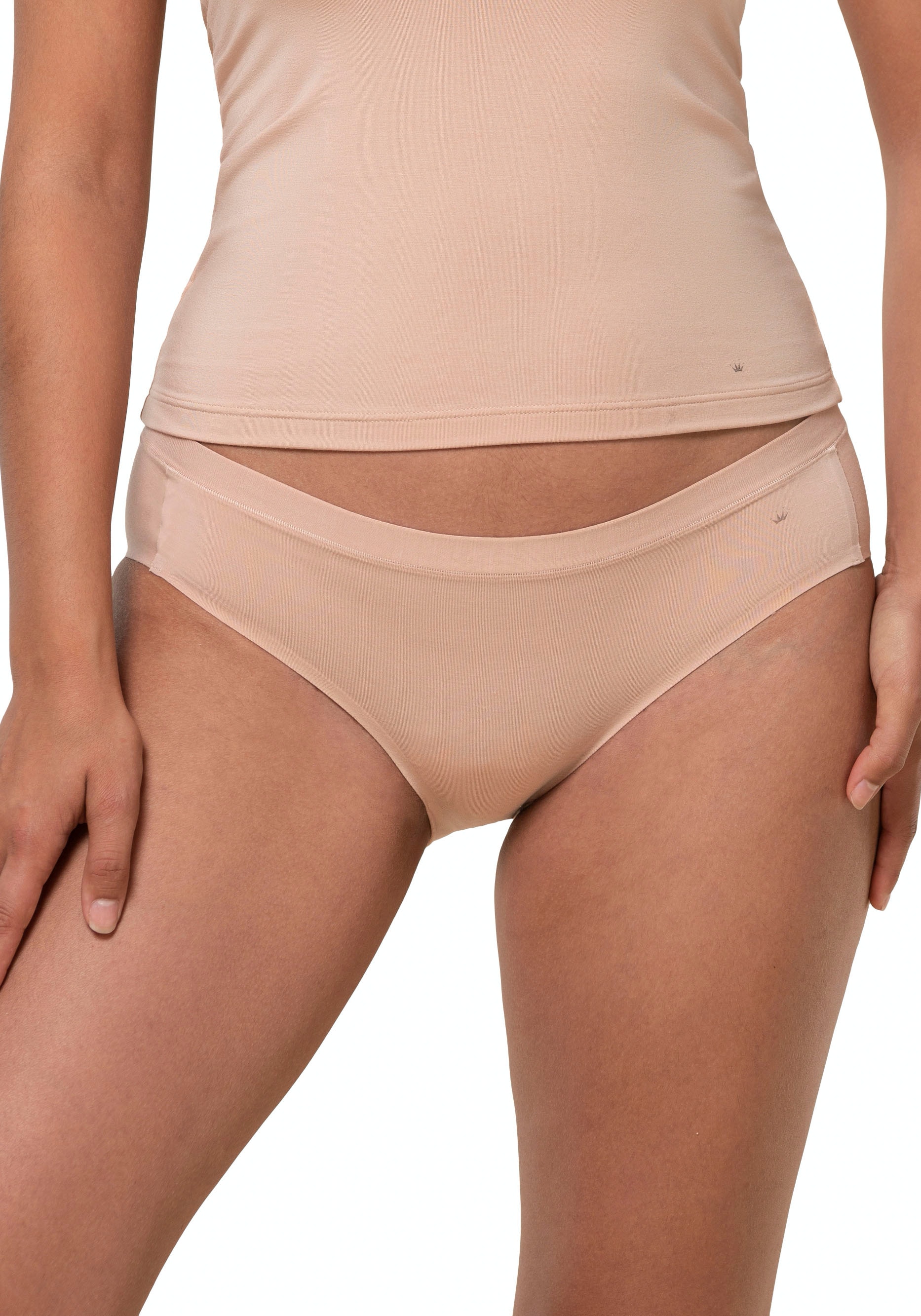 Triumph Slip »Smart Natural Hipster EX 2P«, (Packung, 2 St., 2er Pack), modern und minimalistisch