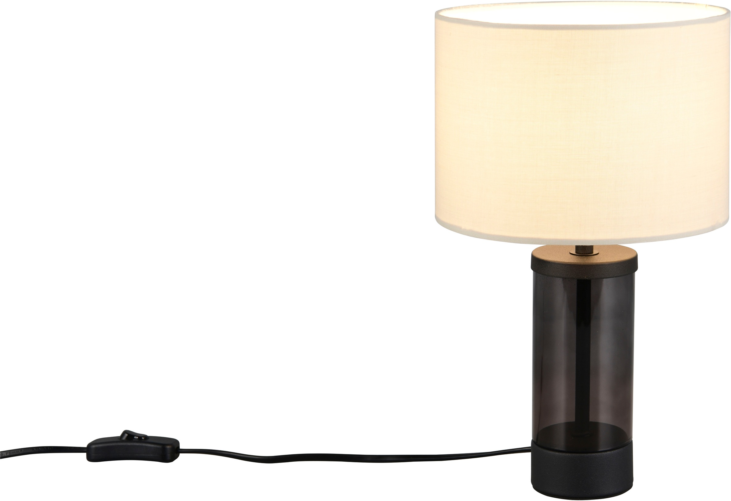 Guido Maria Kretschmer Home&Living Schreibtischlampe »Stellan«,, Glas rauch günstig online kaufen