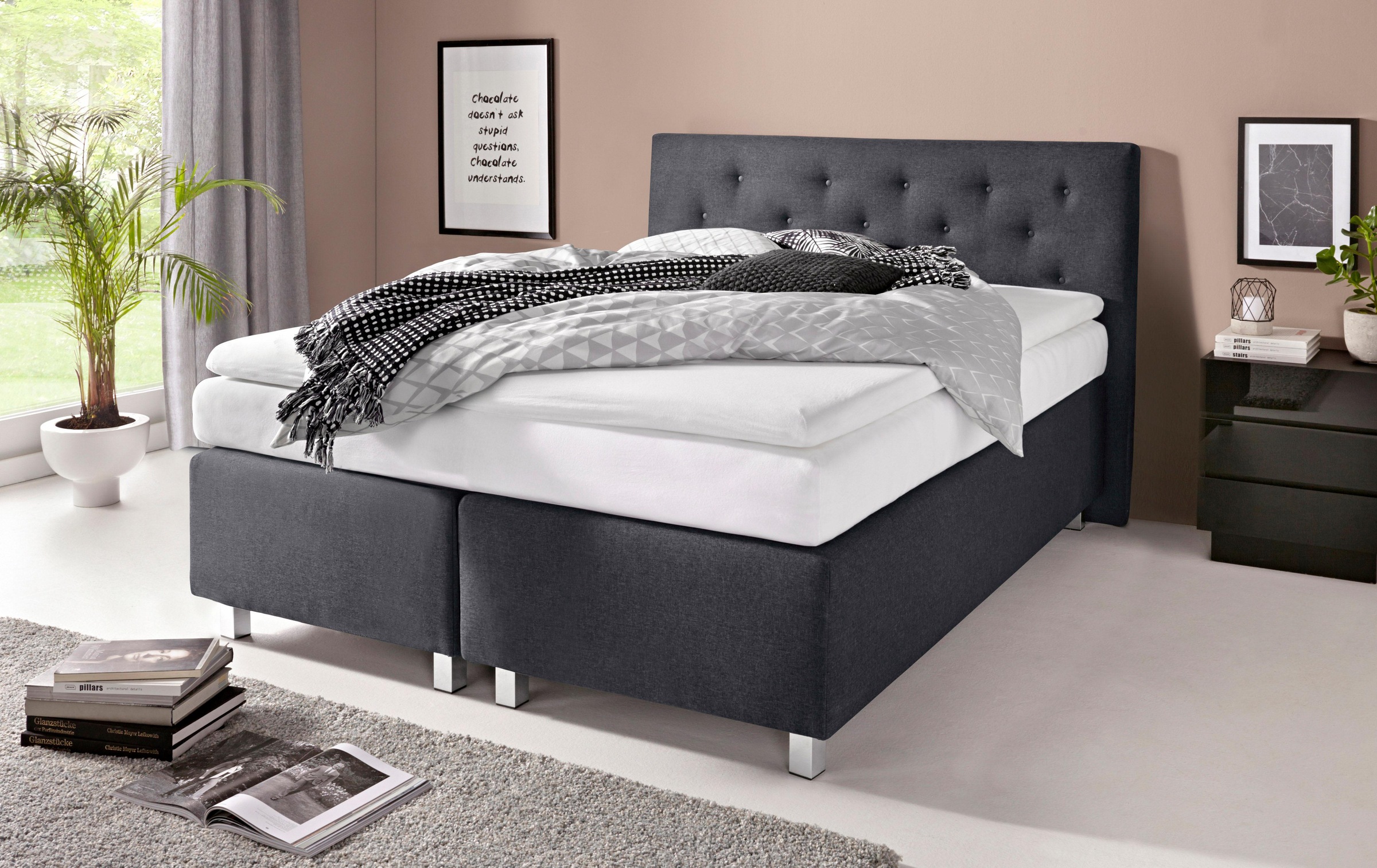 Westfalia Schlafkomfort Boxspringbett in diversen Ausführungen günstig online kaufen