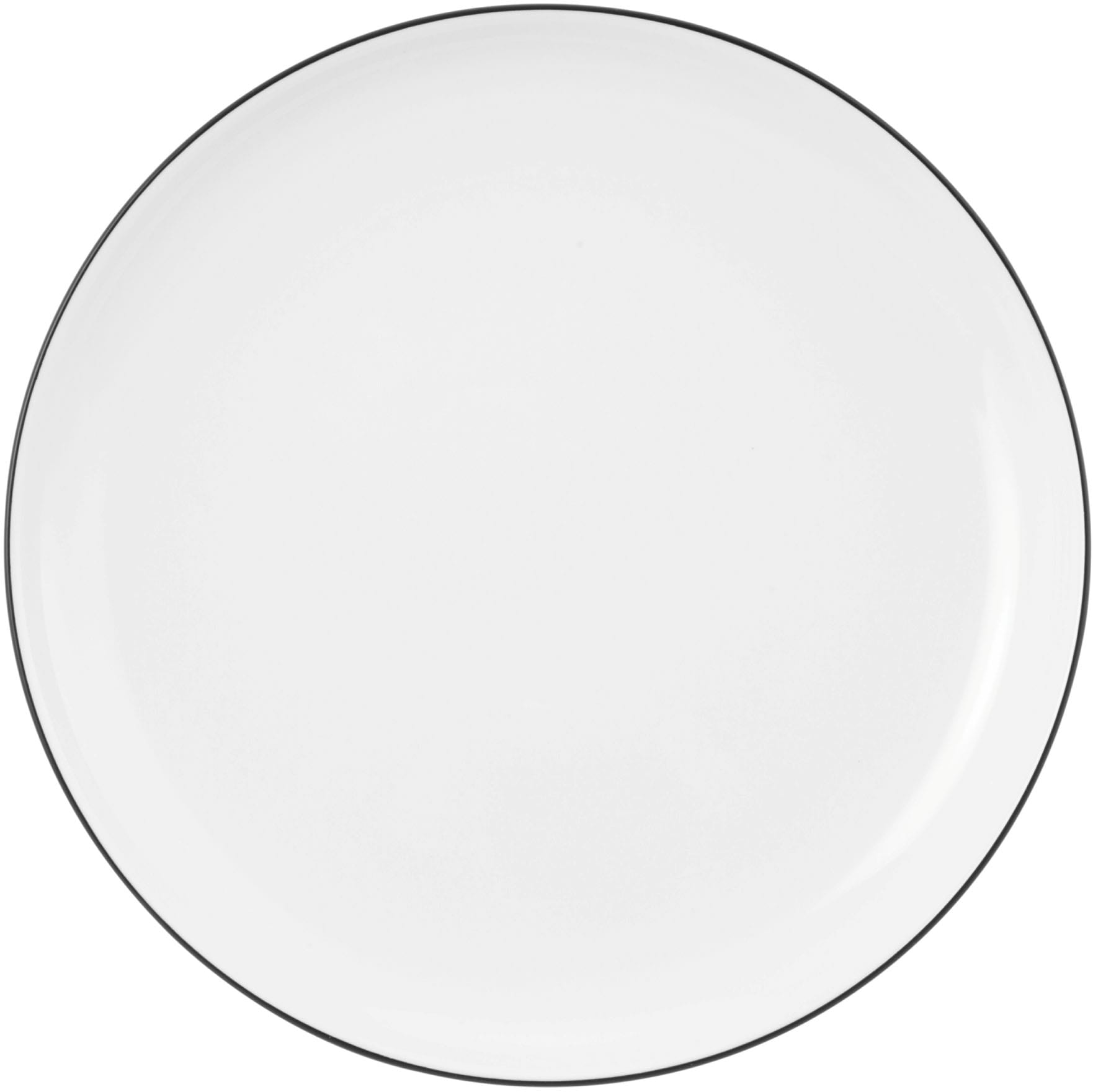 Seltmann Weiden Brotteller »Lido Black Line« Teller rund 17 cm günstig online kaufen