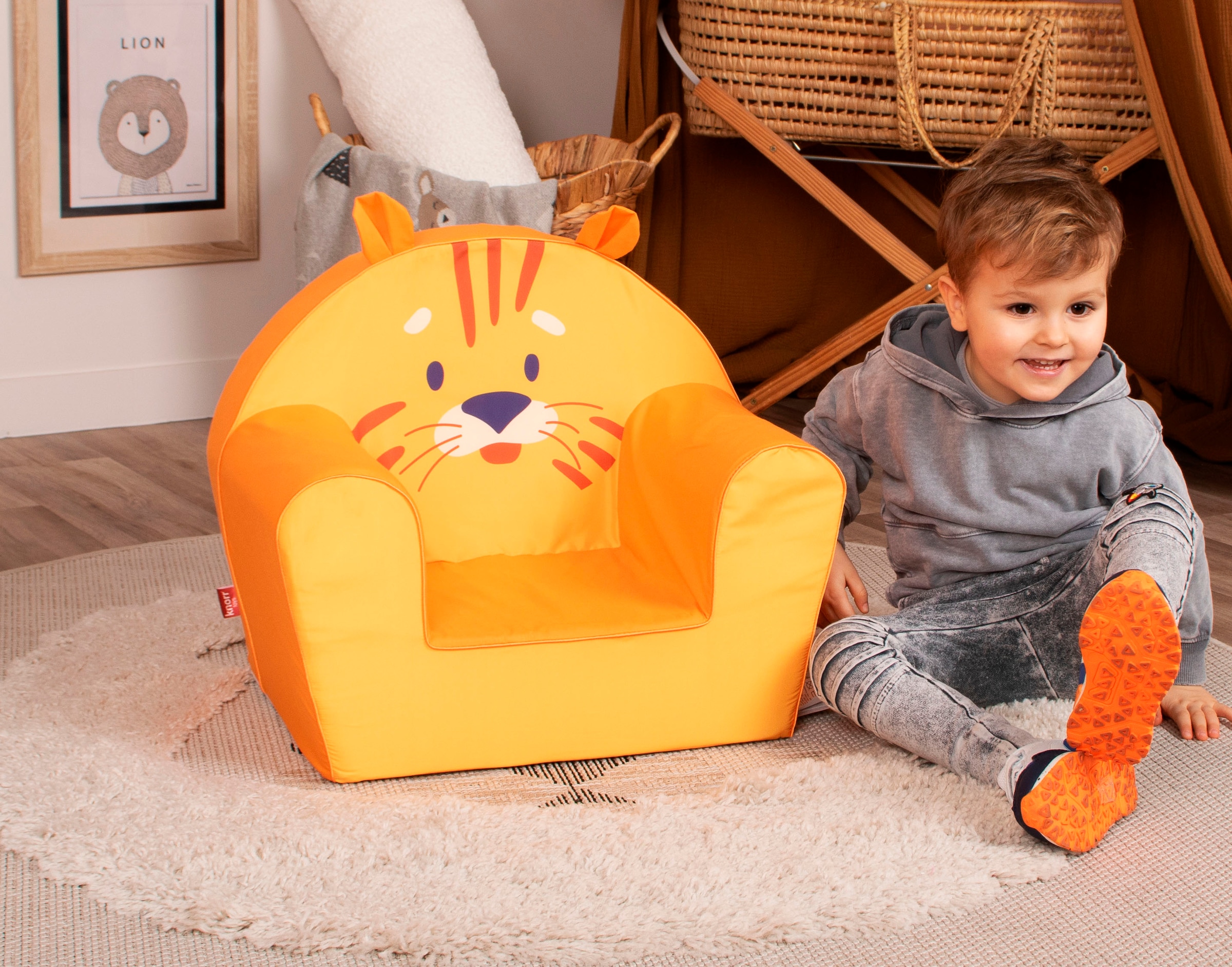 Knorrtoys® Sessel »Tiger«, für Kinder; Made in Europe