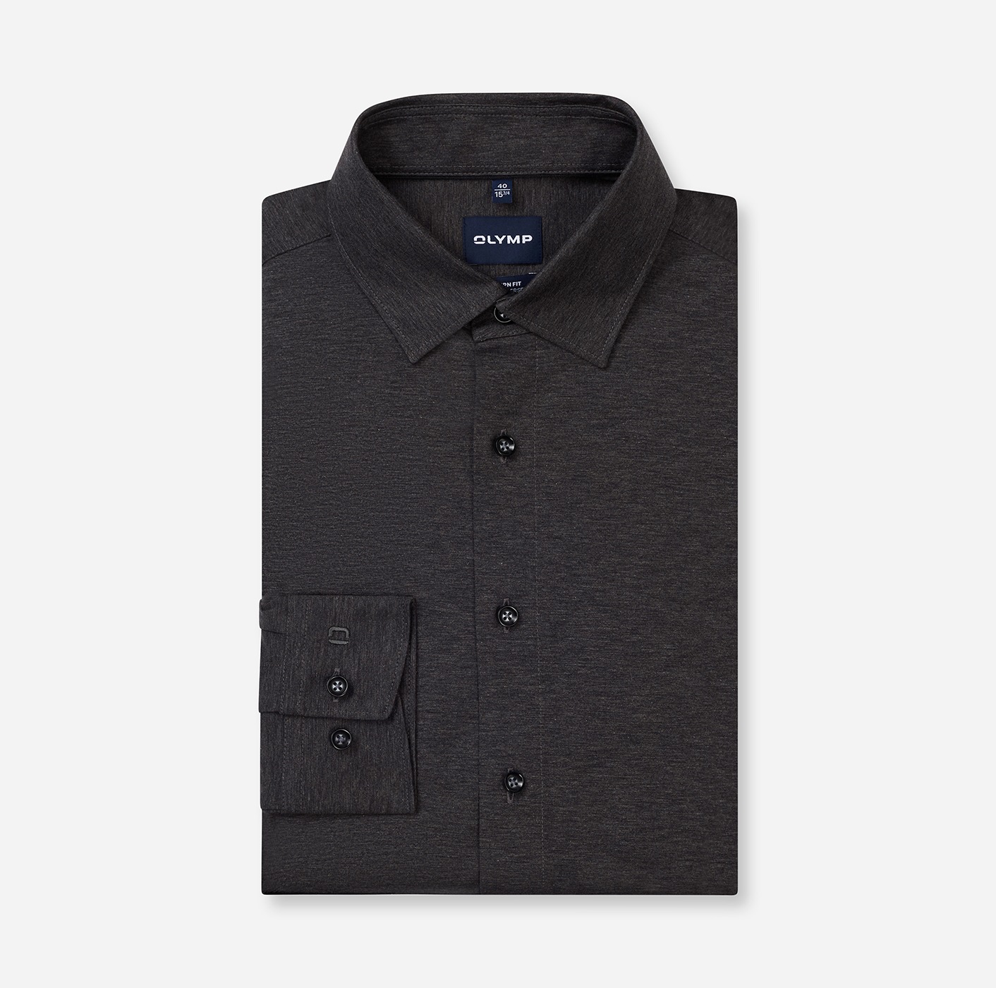 OLYMP Langarmhemd »Luxor 24/Seven modern fit Jerseyshirt« mit geruchshemmenden Materialeigenschaften