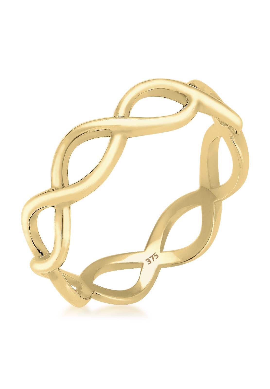 Gelbgold« Premium Fingerring Elli 375 Trend »Infinity