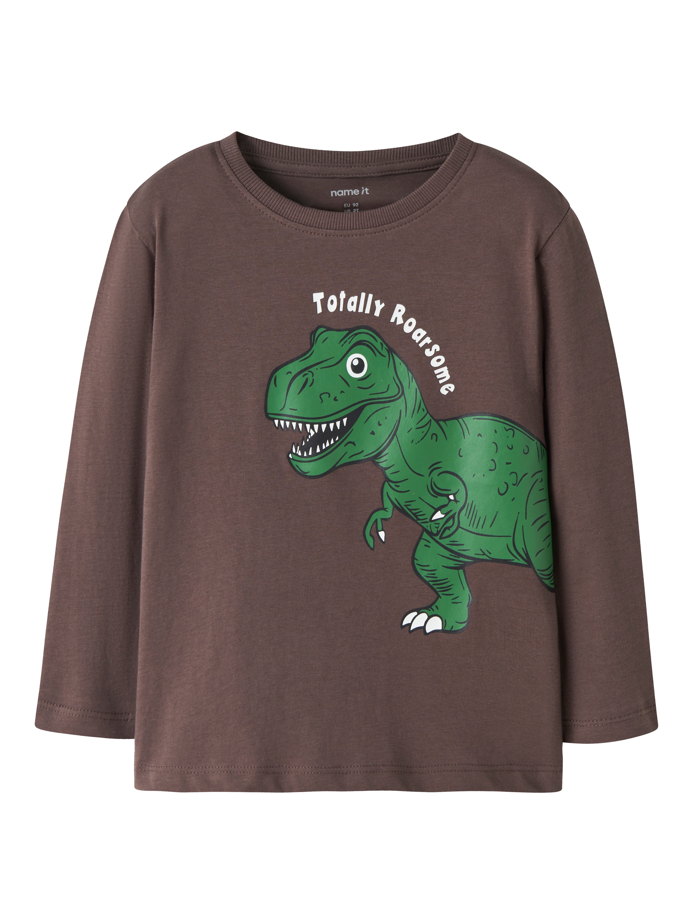 Name It Langarmshirt »NMMNEDIN LS NREG TOP BOX PB« Baumwolle, regular fit