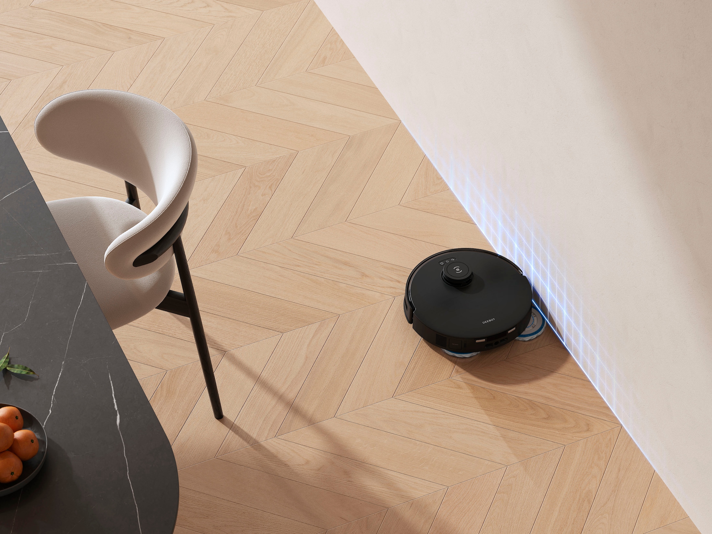 ECOVACS Nass-Trocken-Saugroboter »DEEBOT T30 OMNI«, 11.000PA, Mini OMNI Station, Mopphebesystem, Adaptive Kantenreinigung
