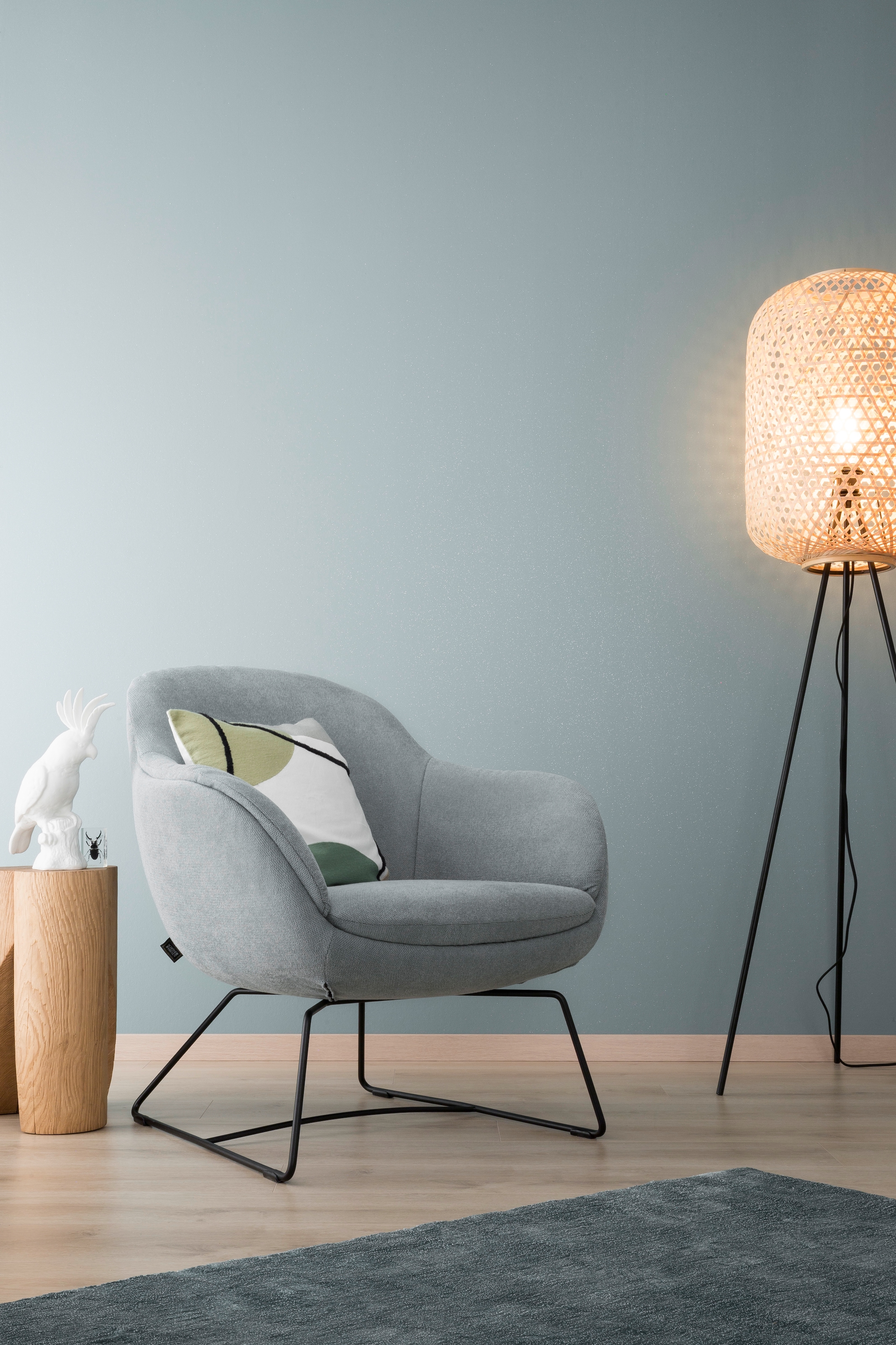 SCHÖNER WOHNEN-Kollektion Teppich »Aura« rechteckig 15 mm Höhe seidige Viskose, Wohnzimmer