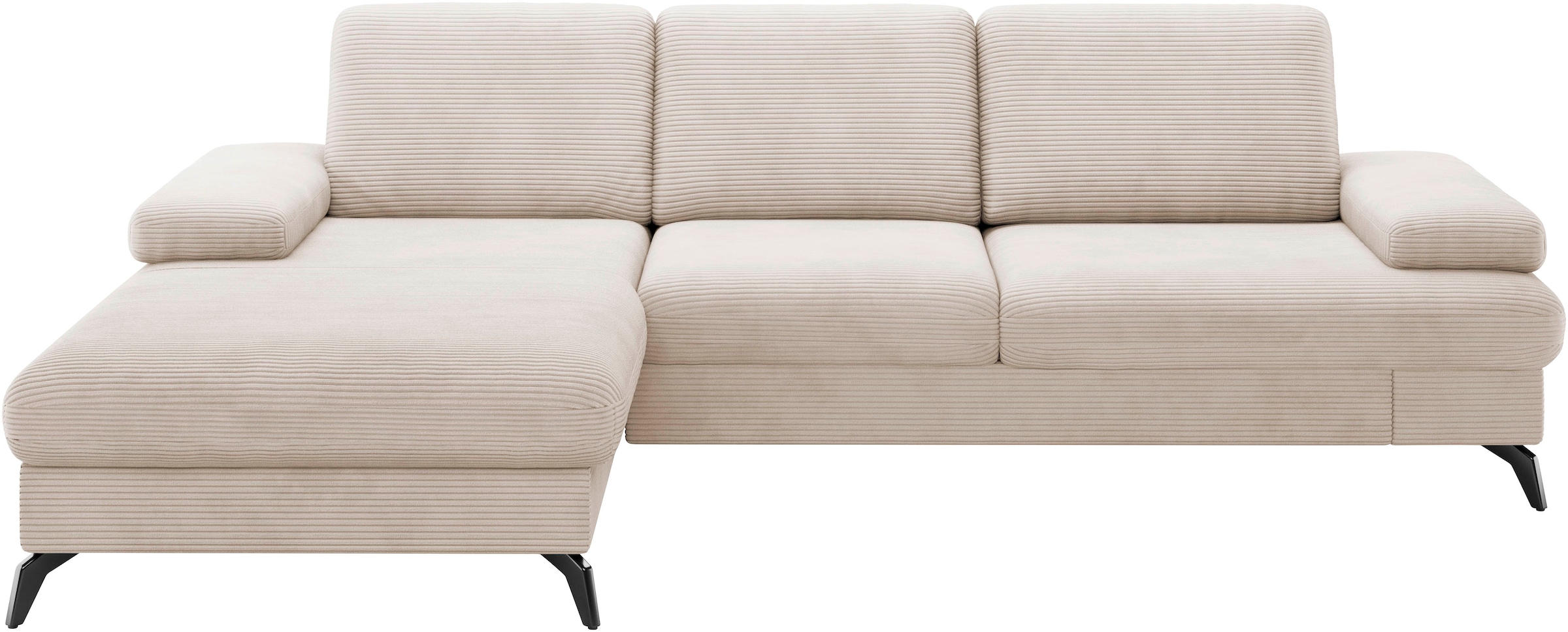 sit&more Ecksofa »Morris Jubi L-Form«, inkl. Armteilfunktion und 1 Zierkiss günstig online kaufen