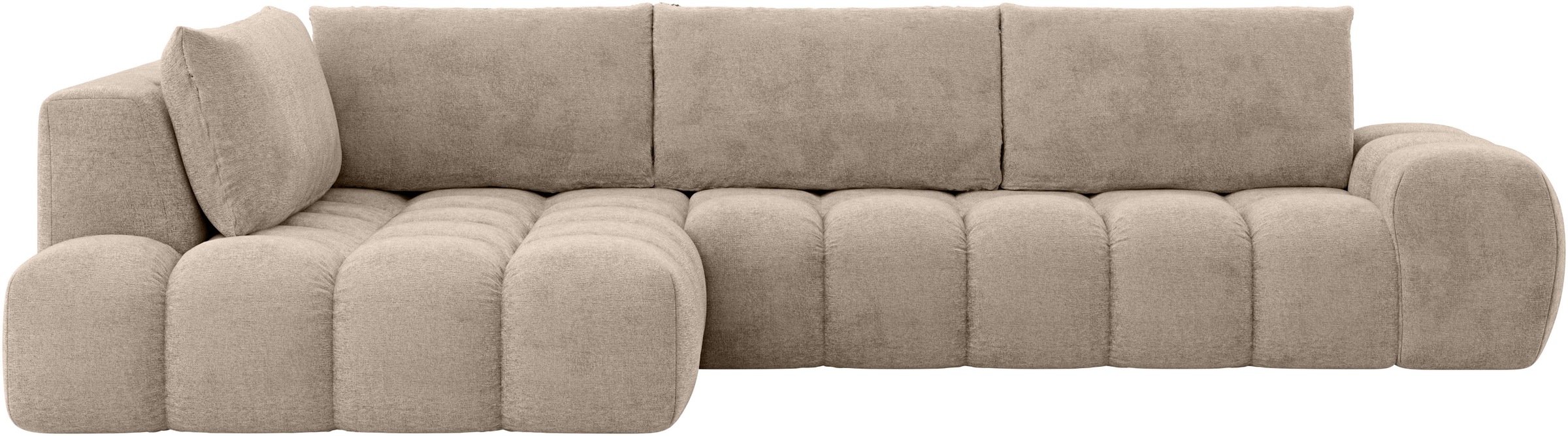 OTTO home Ecksofa »AZITA L-Form, XXL 352 cm Designsofa in Bubble-Opitk« los günstig online kaufen