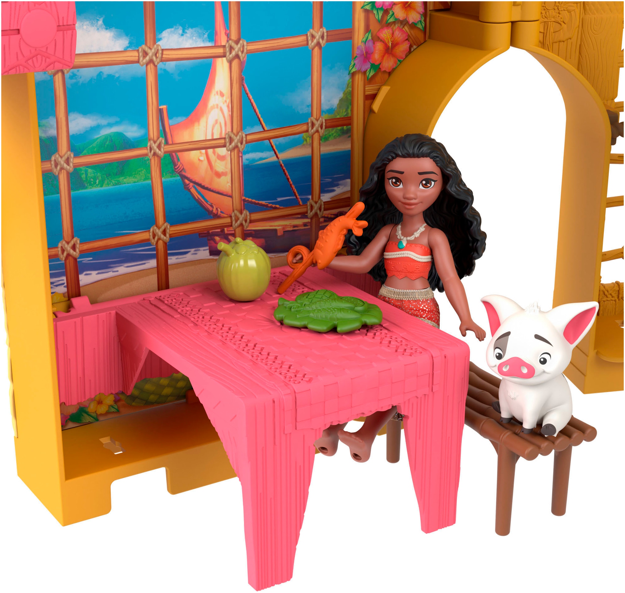 Mattel® Spielwelt »Disney Prinzessin Kleine Puppen Vaiana Stapelschloss«