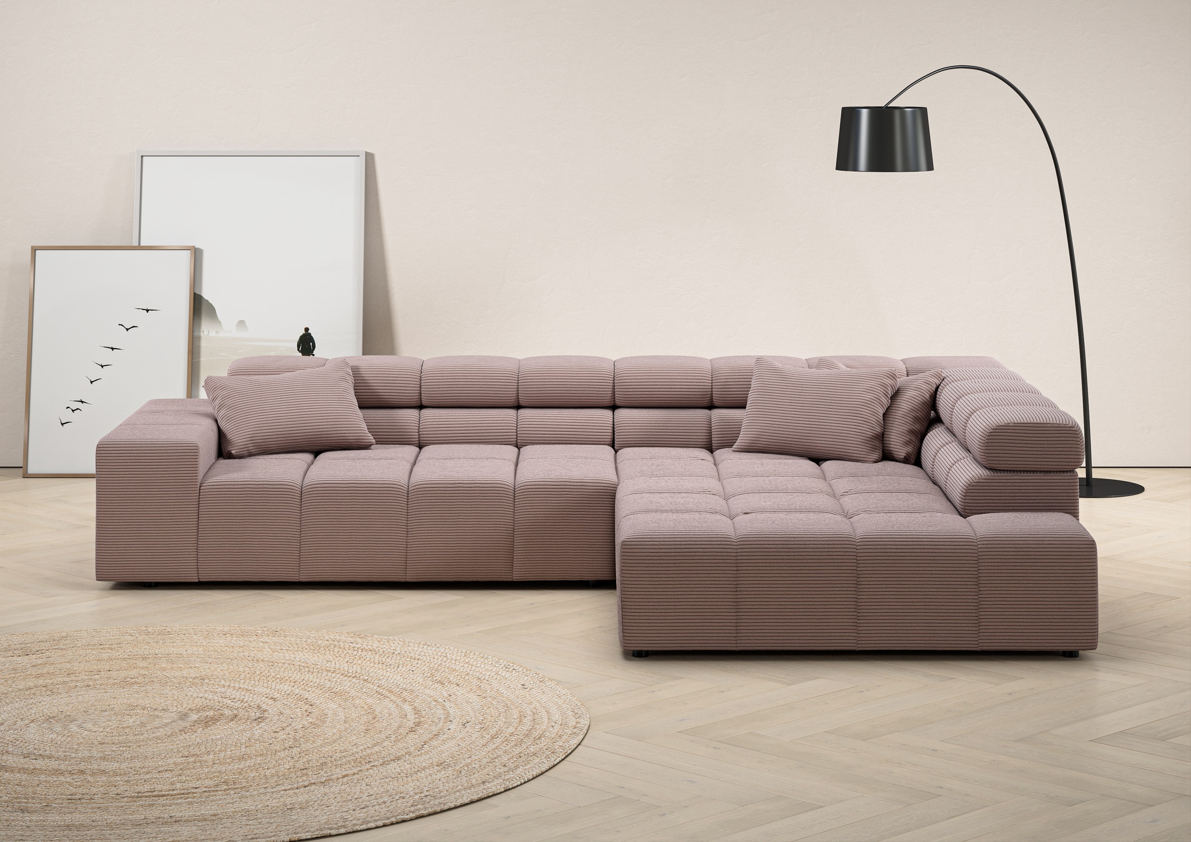INOSIGN Ecksofa »Ancona incl. Kopfteilverstellung, OTTOs Choice, Breite 319 günstig online kaufen
