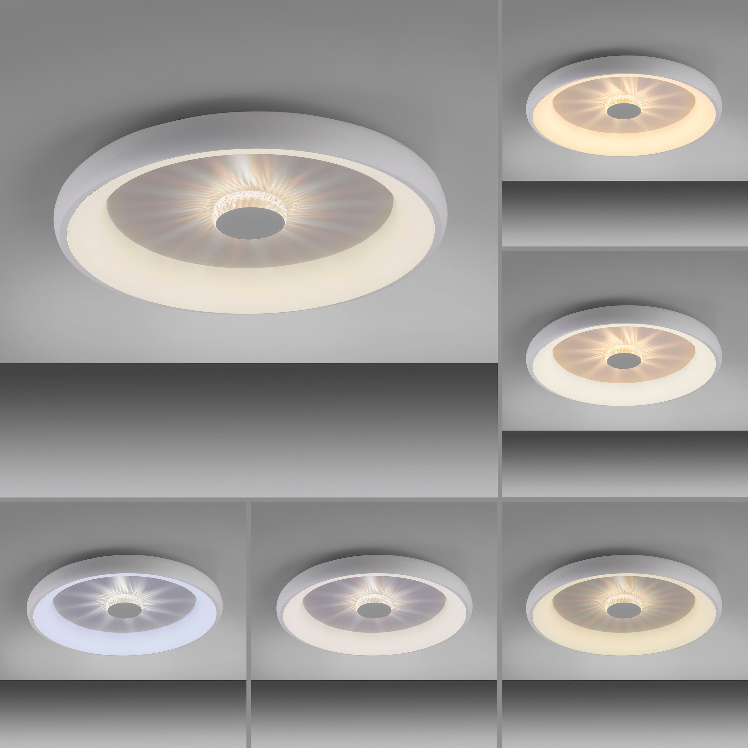 JUST LIGHT Deckenleuchte »VERTIGO«, 1 flammig, Leuchtmittel LED-Board | LED fest integriert