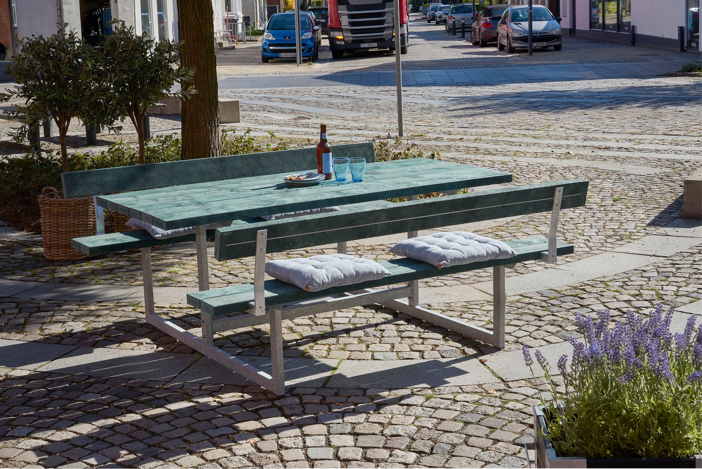 PLUS Garten-Essgruppe »»Basic« Kombimöbel mit 2 Rückenlehnen« 1 Stk. tlg. 1 günstig online kaufen