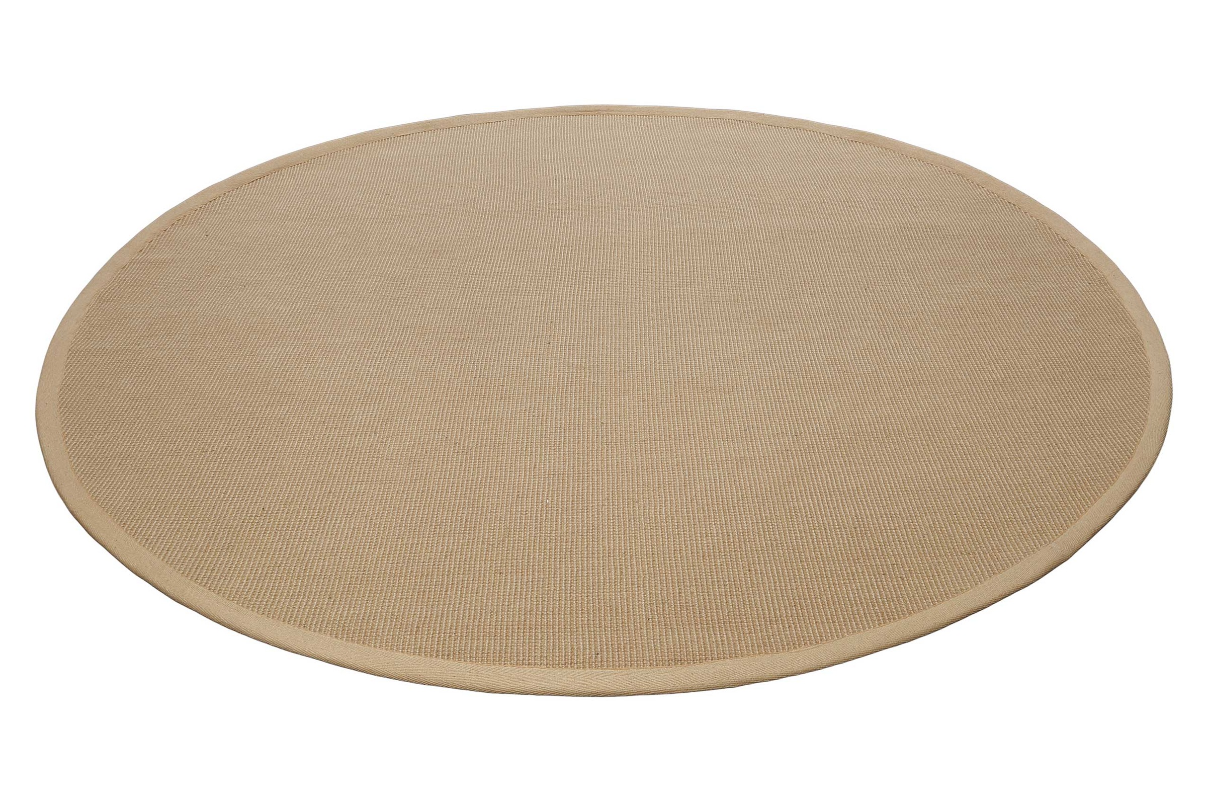 Wecon home Teppich »Hugo one« rund 5 mm Höhe Naturfaser, Jute, Sisal-Optik, modern, pflegeleicht, Wohnzimmer