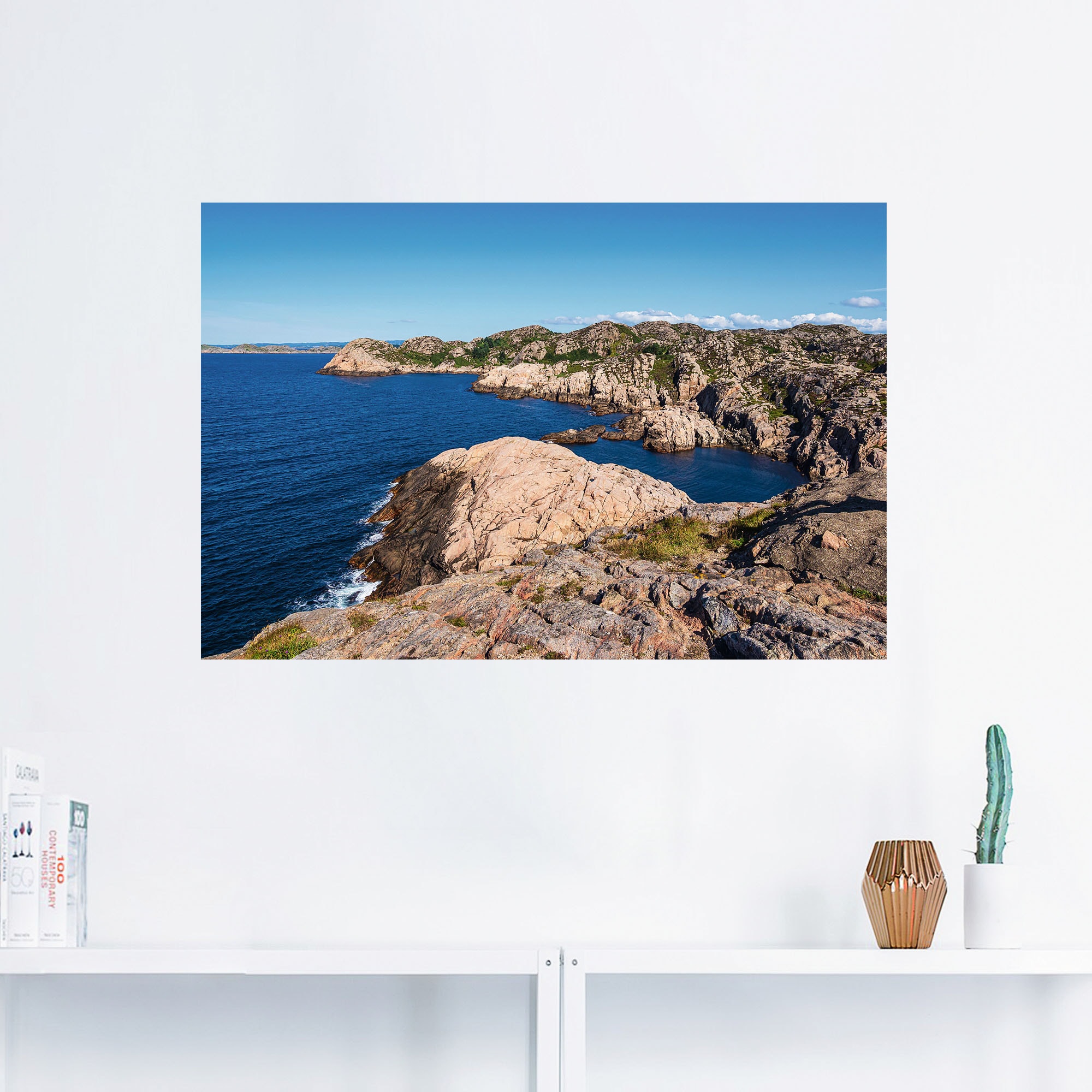 Artland Wandfolie »Halbinsel Lindesnes in Norwegen«, Küstenbilder, (1 St.), selbstklebend