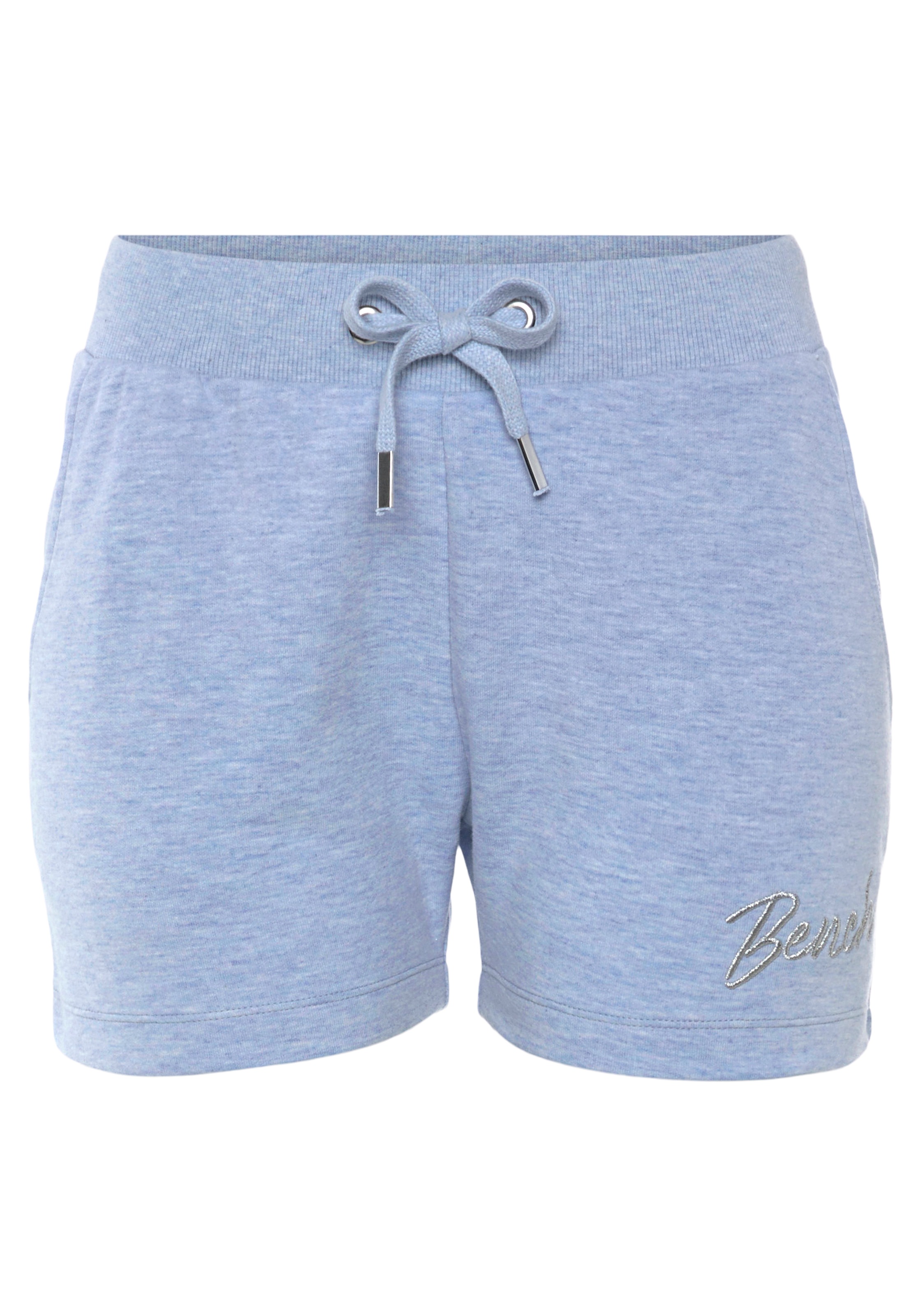 Bench. Loungewear Relaxshorts »-Sweatshorts, Lounge-Shorts«, mit kleiner glänzenden Logostickerei, Loungewear, Loungeanzug