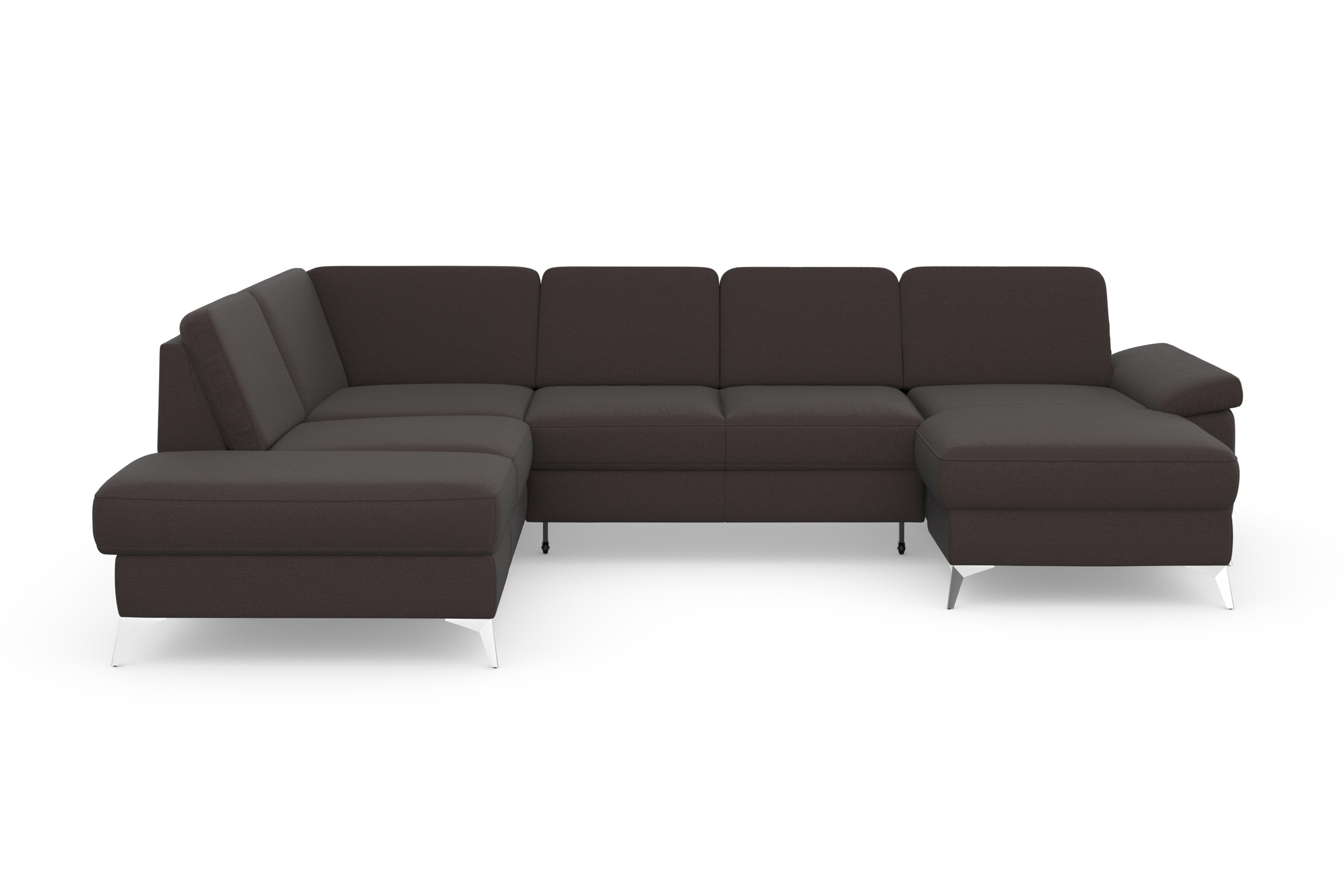 sit&more Wohnlandschaft »Padua U-Form« inklusive Sitztiefenverstellung, Arm günstig online kaufen