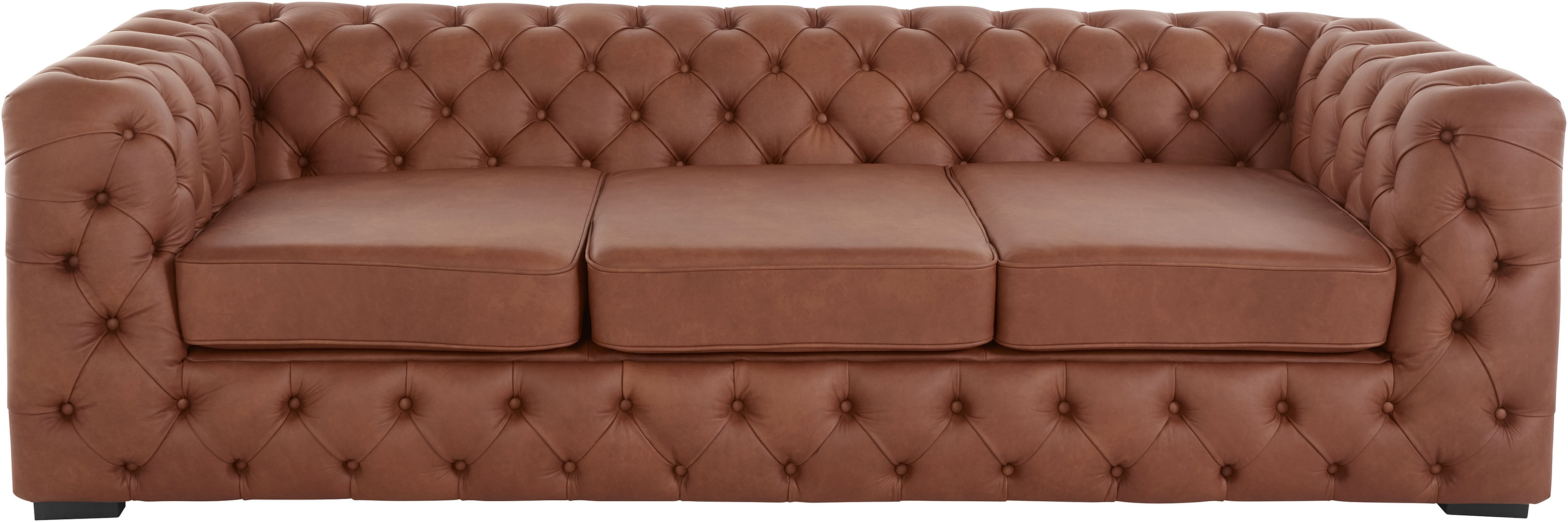 Home affaire Chesterfield-Sofa »Kalina« klassische Chesterfield-Knopfheftun günstig online kaufen