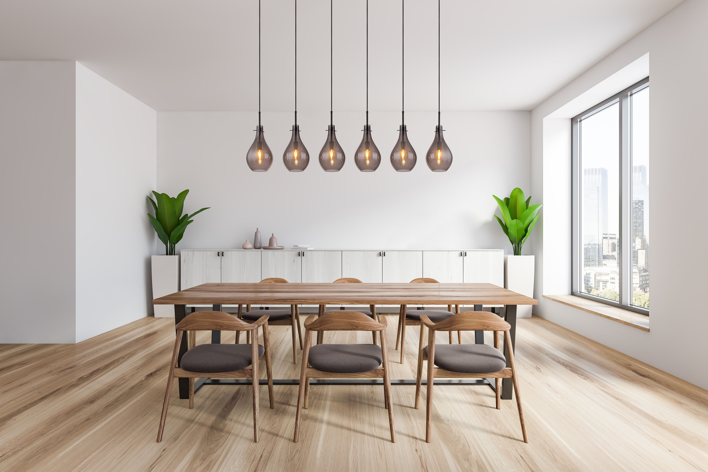 GLOBO LIGHTING Hängeleuchte »OSKUS« E14 1 Stk. Hängelampe schwarz Glas rauc günstig online kaufen