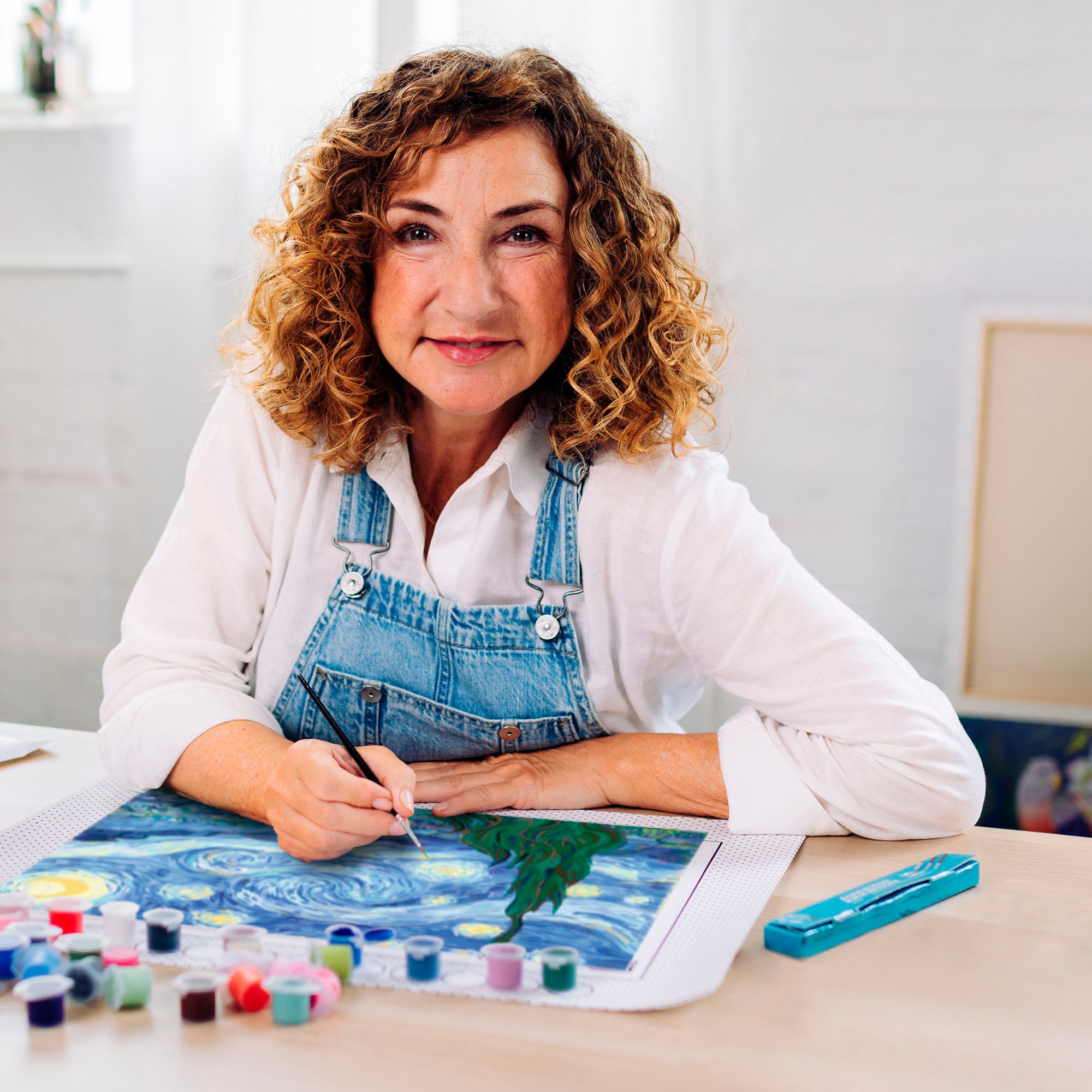 Ravensburger Malen nach Zahlen »CreArt, Leinwand ART Collection: Sternennacht (Van Gogh)« Made in Europe