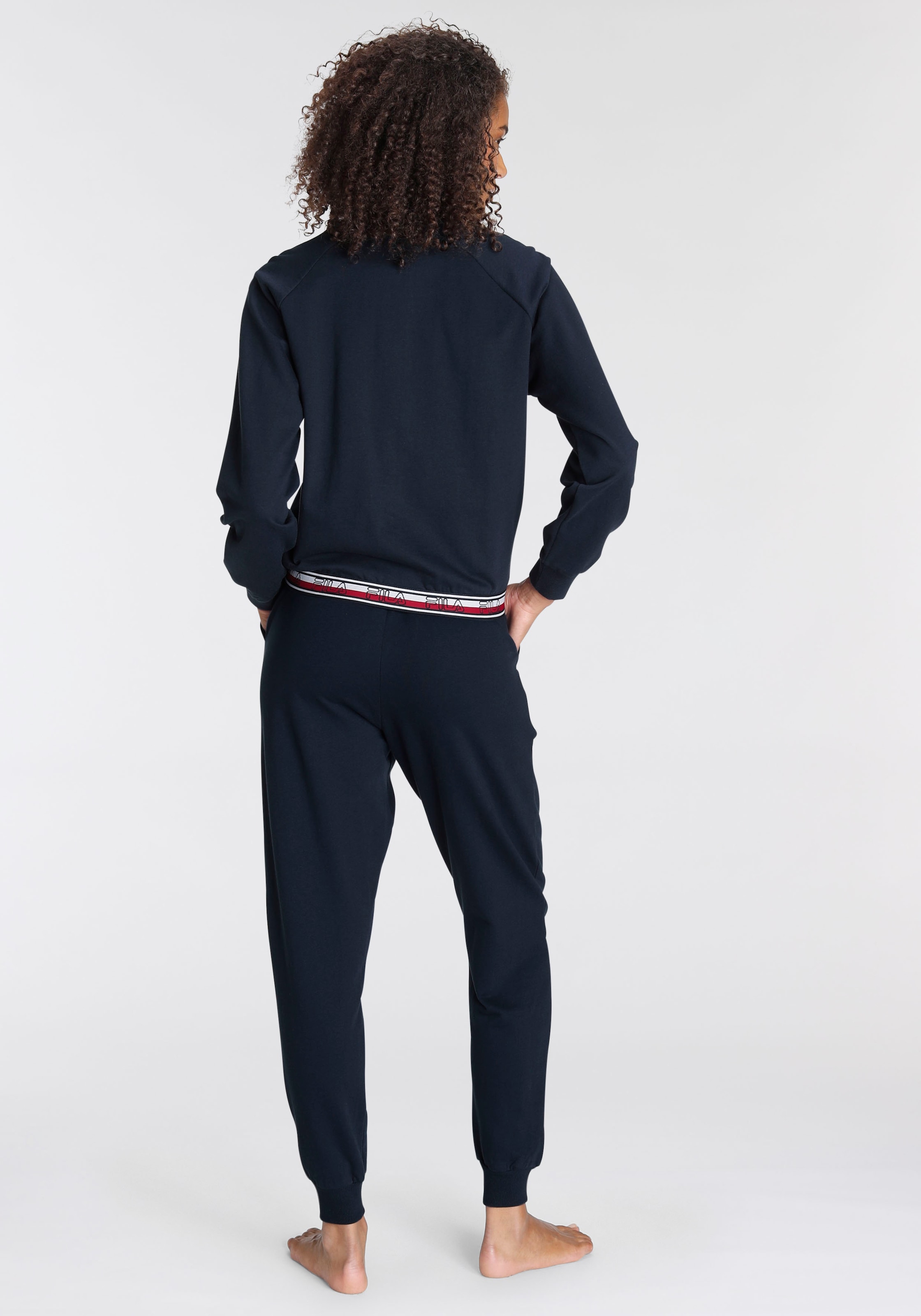 Fila Pyjama, (Set, 2 tlg.), Details in Kontrastfarben mit online bei