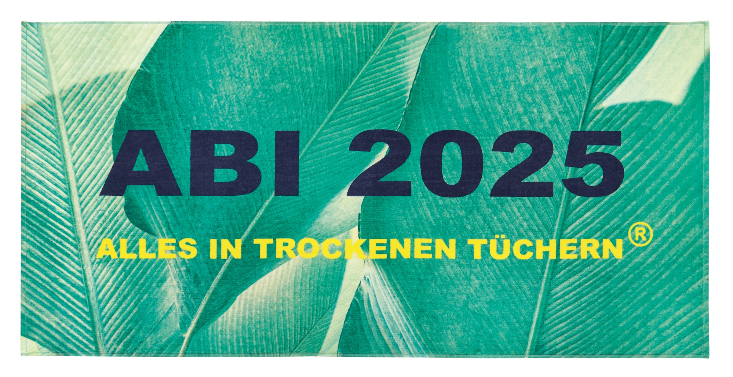 Egeria Strandtuch »ABI 2025« 75x150 cm, "ABI 2025-Alles in trockenen Tücher günstig online kaufen