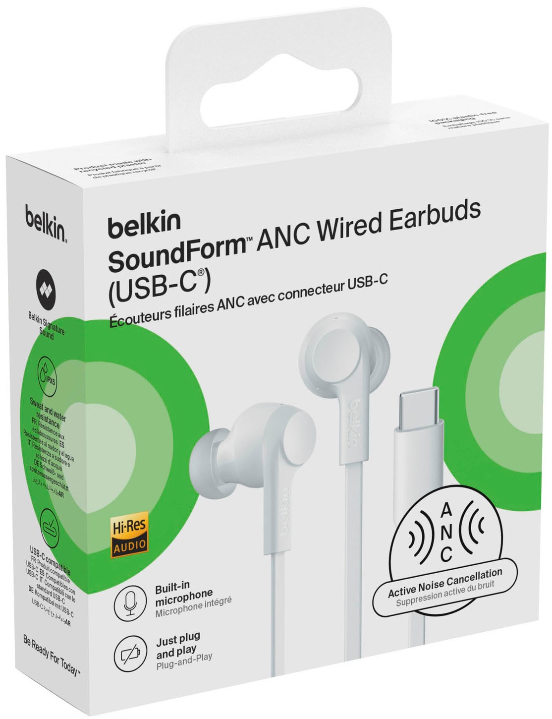 Belkin In-Ear-Kopfhörer »SoundForm« nicht vorhanden Active Noise Cancelling (ANC)