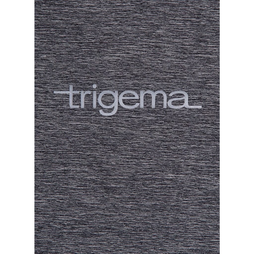 Trigema T-Shirt »TRIGEMA Sportshirt in Melange-Optik«, (1 tlg.)