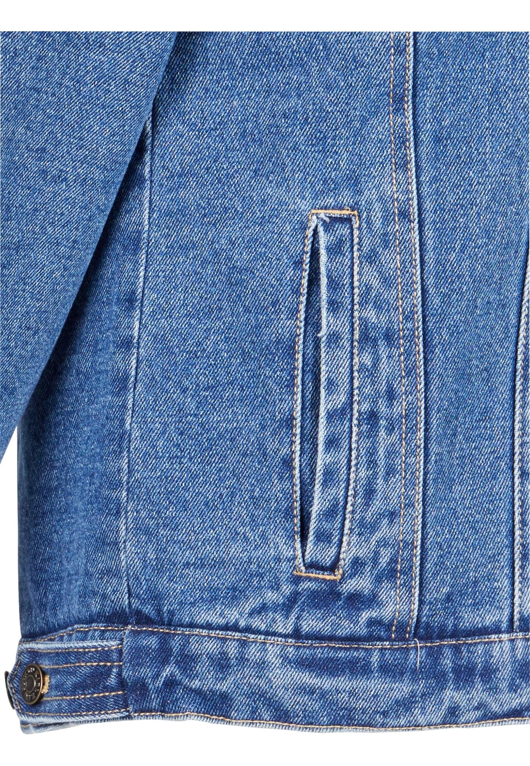 Karl Kani Jeansjacke »Karl Kani Herren KM224-062-1 KK Old English Denim Jacket« 1 Stk. tlg. ohne Kapuze