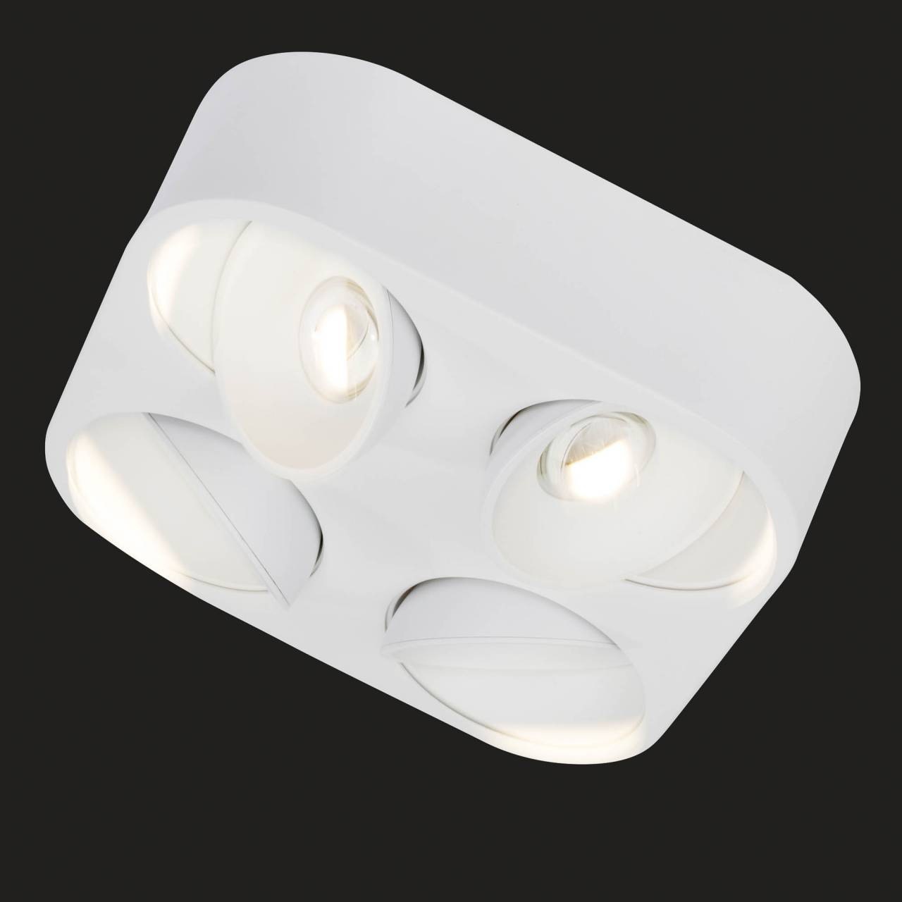 AEG Deckenleuchte »Leca«, 4 flammig, LED Deckenlampe 4flg weiß