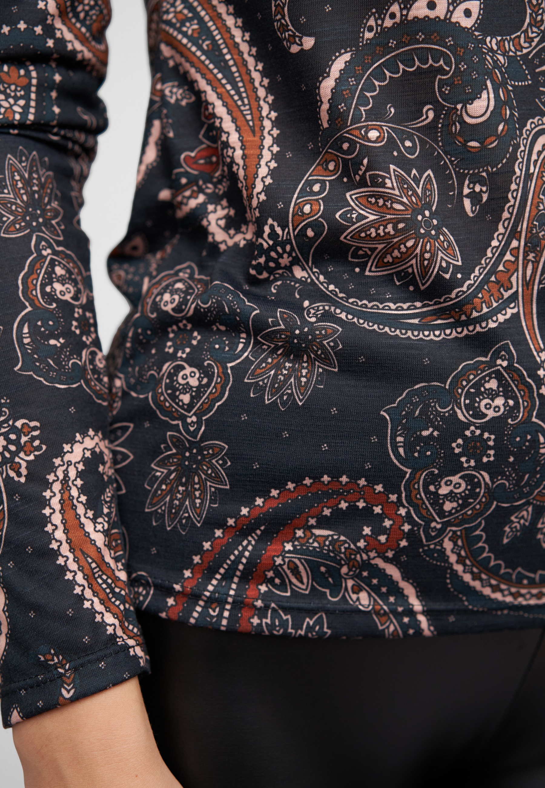 CLOUD 5IVE Longsleeve »CLOUD 5IVE Langarm Shirt Longsleeve mit Paisley Print« 1 Stk.