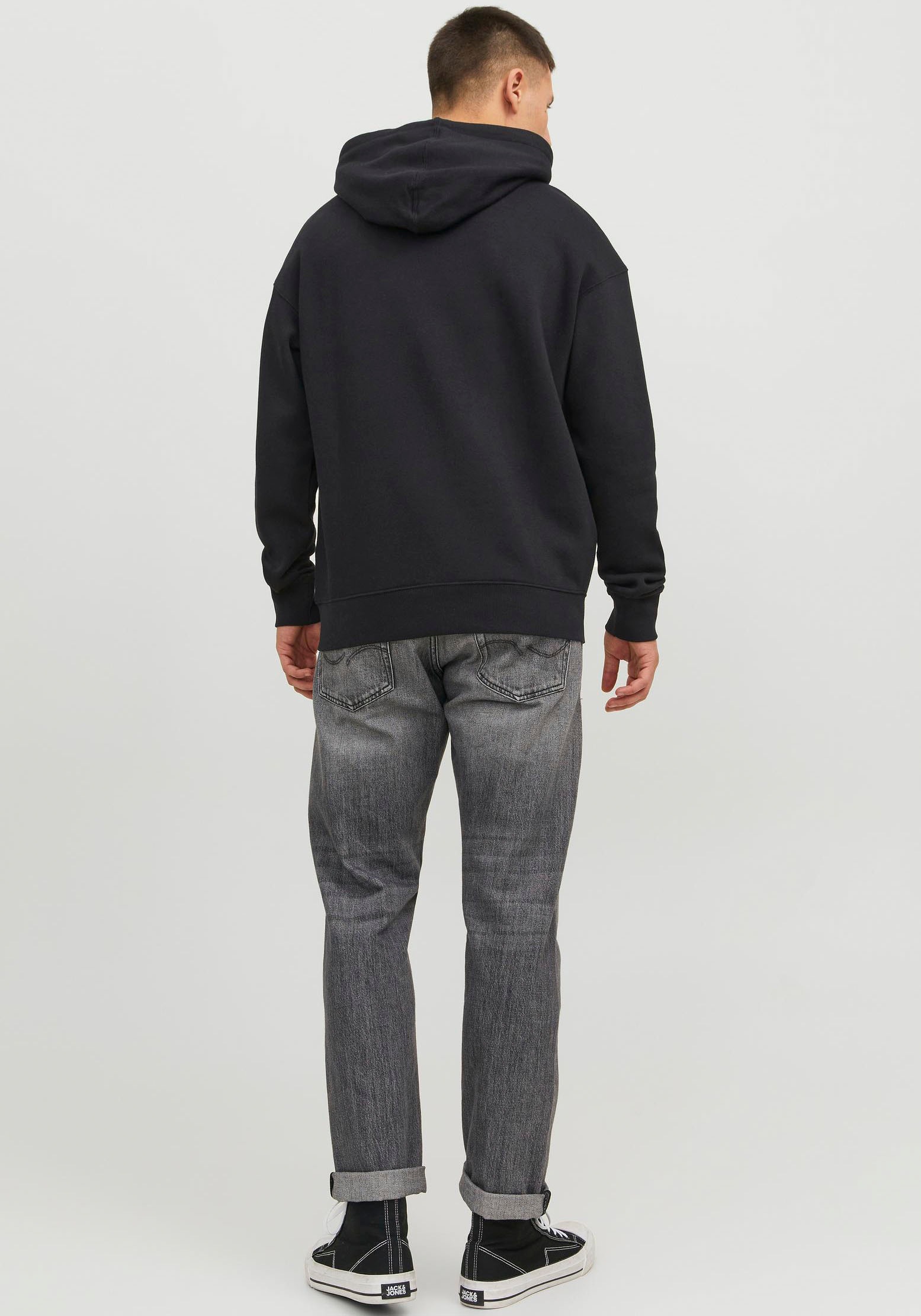 Jack & Jones Kapuzensweatshirt »JJESTAR JJ SWEAT HOOD NOOS«, mit Logo Print im 3D Look