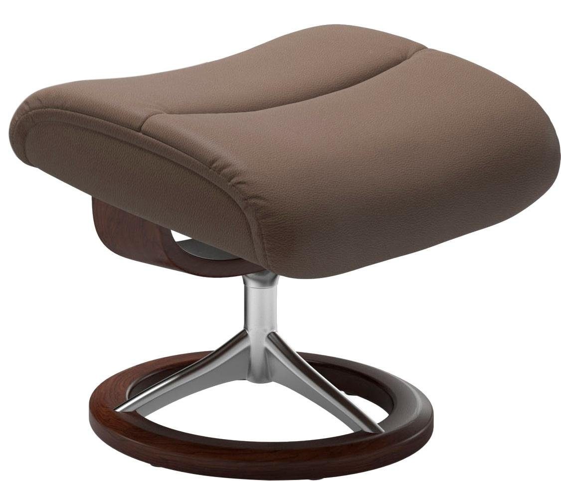 Stressless Fußhocker "View" mit Signature Base,Gestell Braun günstig online kaufen