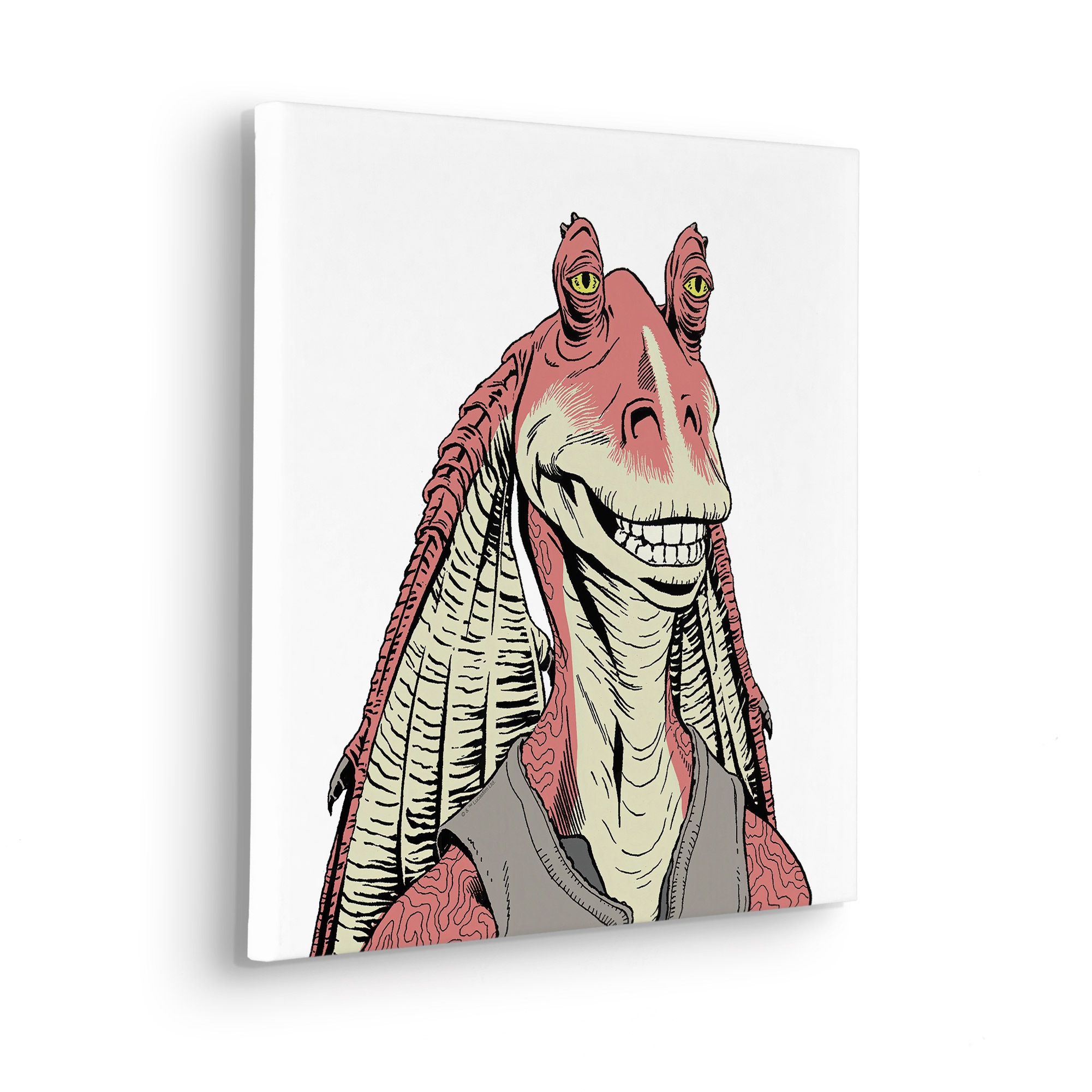 Komar Leinwandbild »Star Wars Jar Jar Binks«, Disney, (1 St.), 40 x 40 cm (Breite x Höhe) - Kinderzimmer, Dekoration