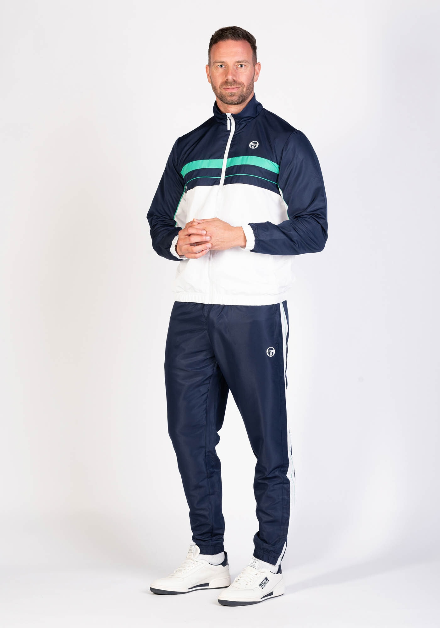 Sergio Tacchini Trainingsanzug »ZELMA TRACKSUIT Herren«, Trainingsanzug Herren, Tracksuit, Retro, Outdoor, Jogging, Streetwear