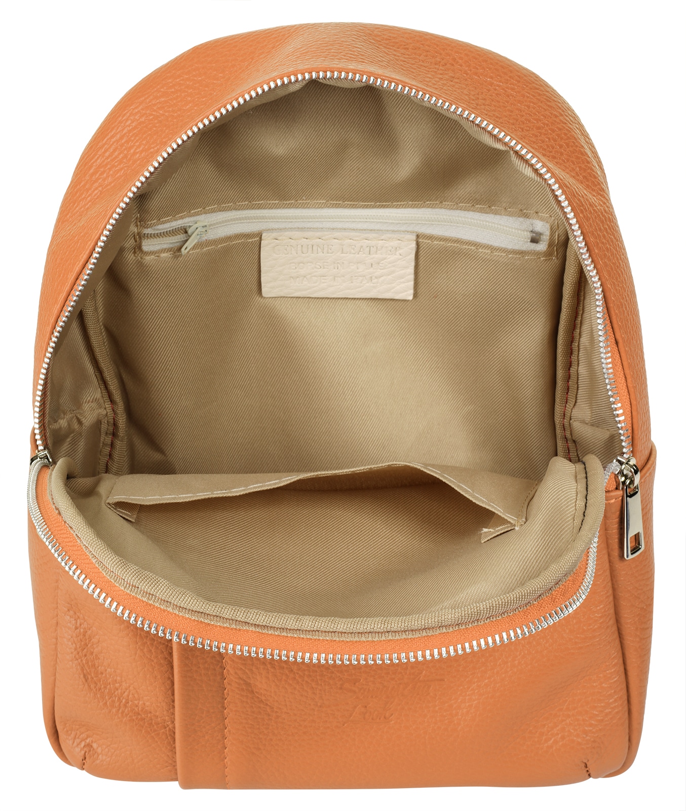 Samantha Look Cityrucksack, Echt Leder, Made in Italy
