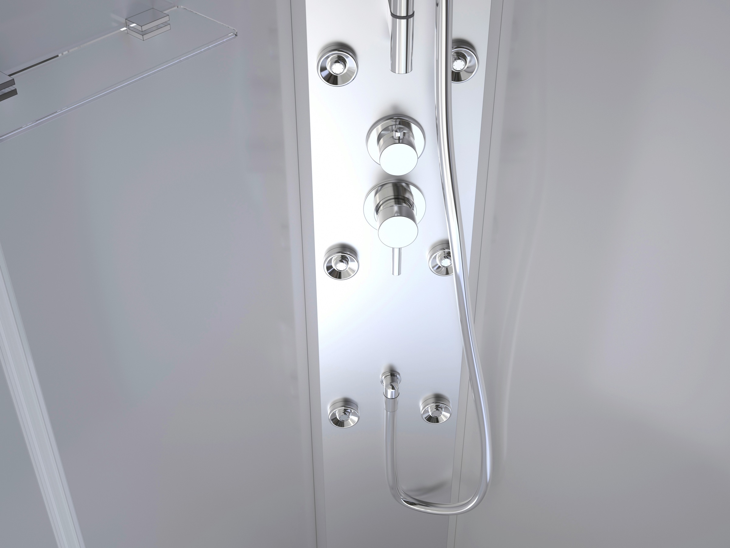 Marwell Komplettdusche »White Oasis«, inkl. Armaturen