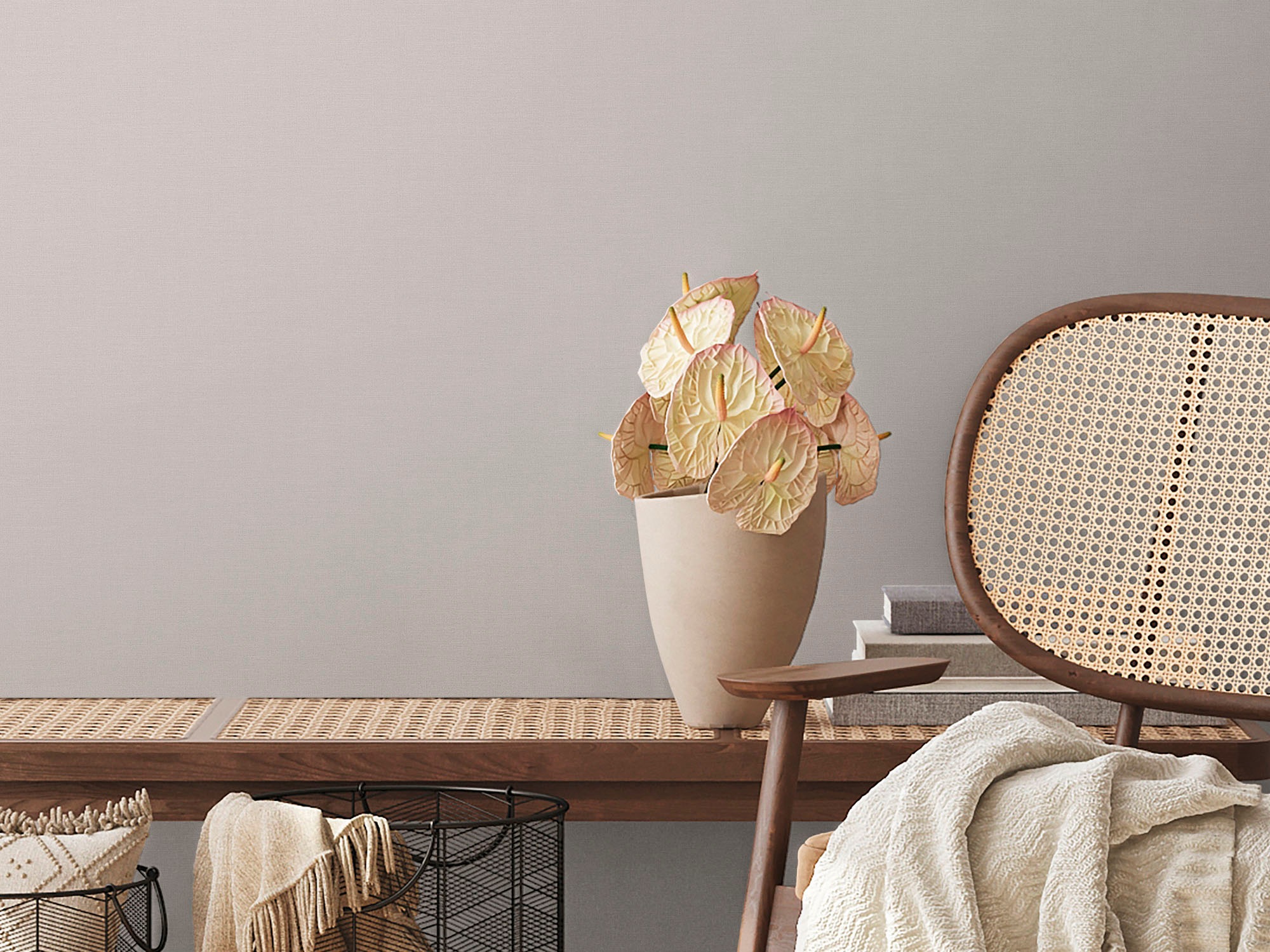 living walls Vliestapete »House of Turnowsky Designer Unitapete« matt leicht strukturiert Einfarbig