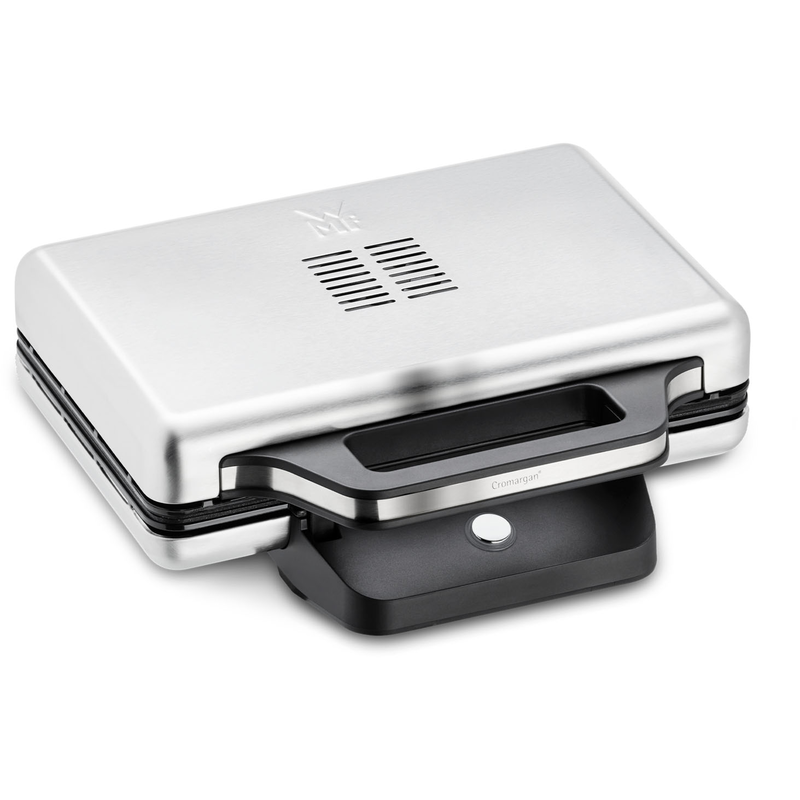 WMF Sandwichmaker »LONO, höhenverstellbare Platten, Temperaturleuchte« 800 W platzsparende Aufbewahrung, Maße: 23, 6 x 23, 6 x 8, 8 cm Cromargan matt