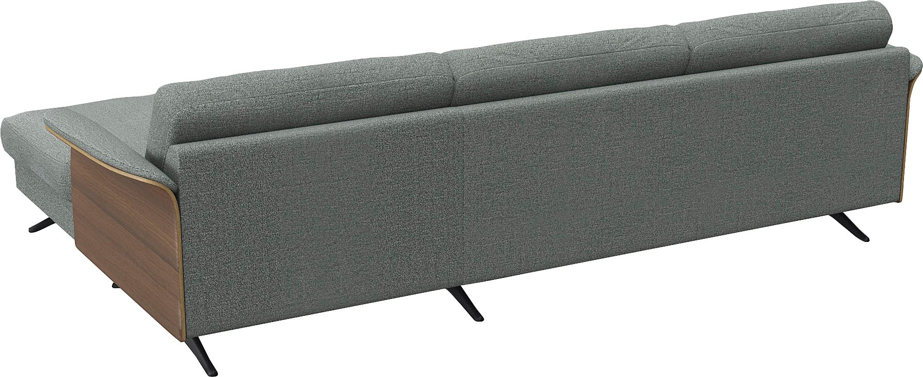 FLEXLUX Ecksofa »Glow, super bequem durch hochwertigem Sitzaufbau mit Federkern, L-Form«, Modernes skandinavisches Design