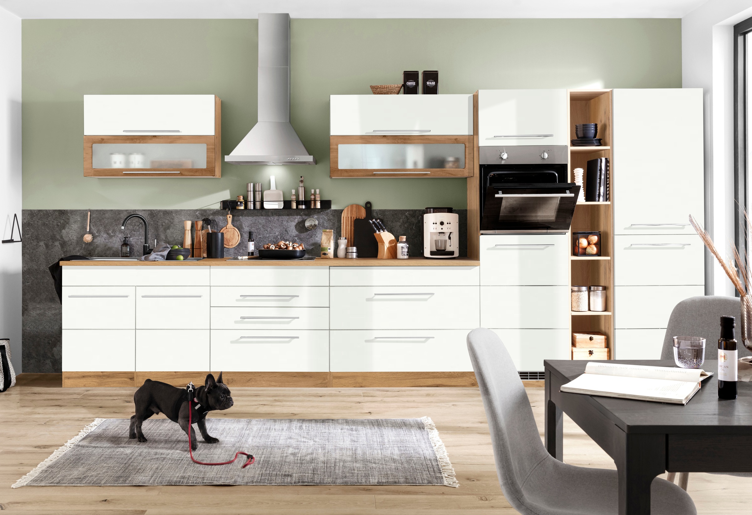 KOCHSTATION Küchenzeile »KS-Wien« Breite 430 cm, wahlweise mit E-Geräten un günstig online kaufen