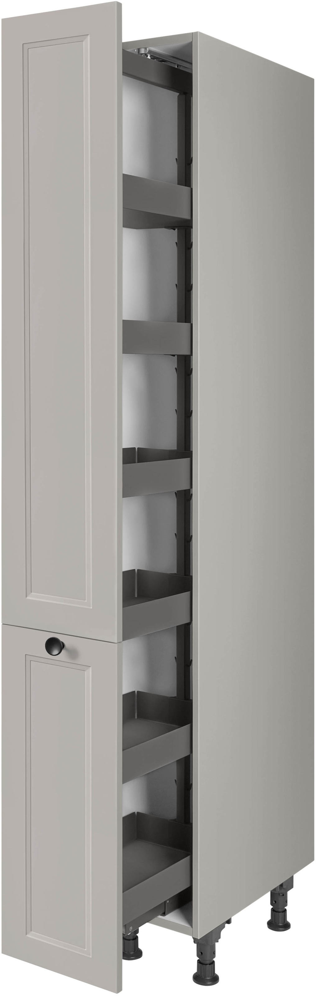 nobilia® Apothekerschrank »"Cascada", mit 5 Einhängekörben, Breite 30 cm, Höhe 216,6 cm,«, vormontiert, Ein- und Auszugsdämpfung SoftStoppPro