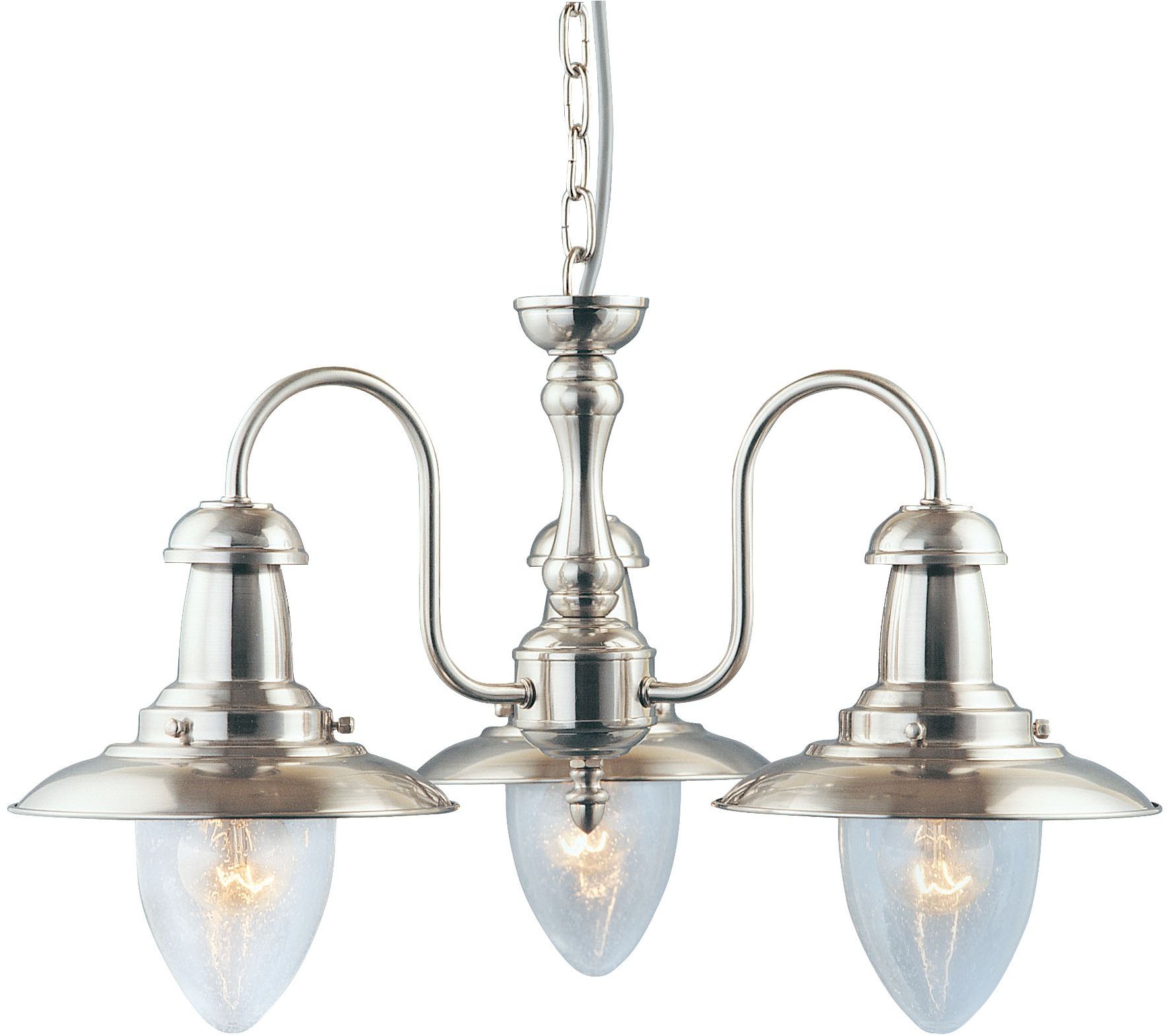 Searchlight Hängeleuchte »Fisherman II 3Lt Pendant« E27 1 Stk. günstig online kaufen