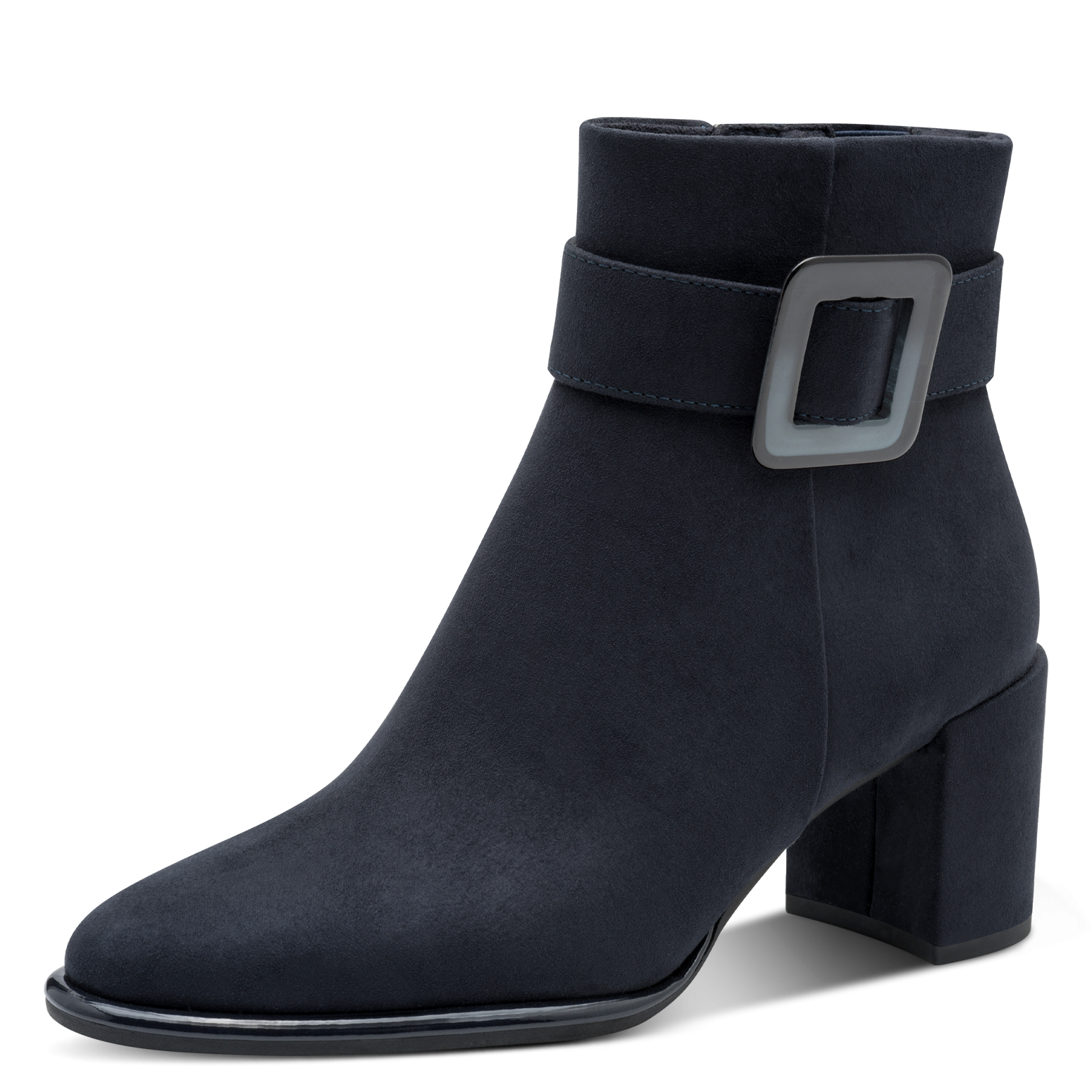 MARCO TOZZI Stiefelette, Blockabsatz, Ankleboots mit modischer Zierschnalle
